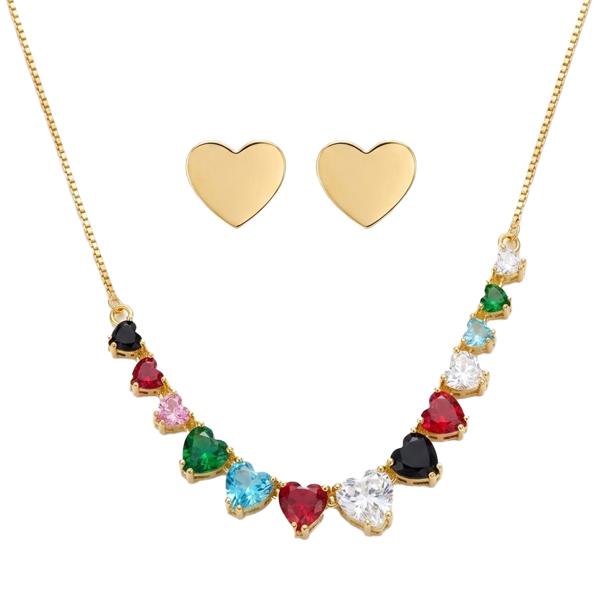 Set de collar y aretes