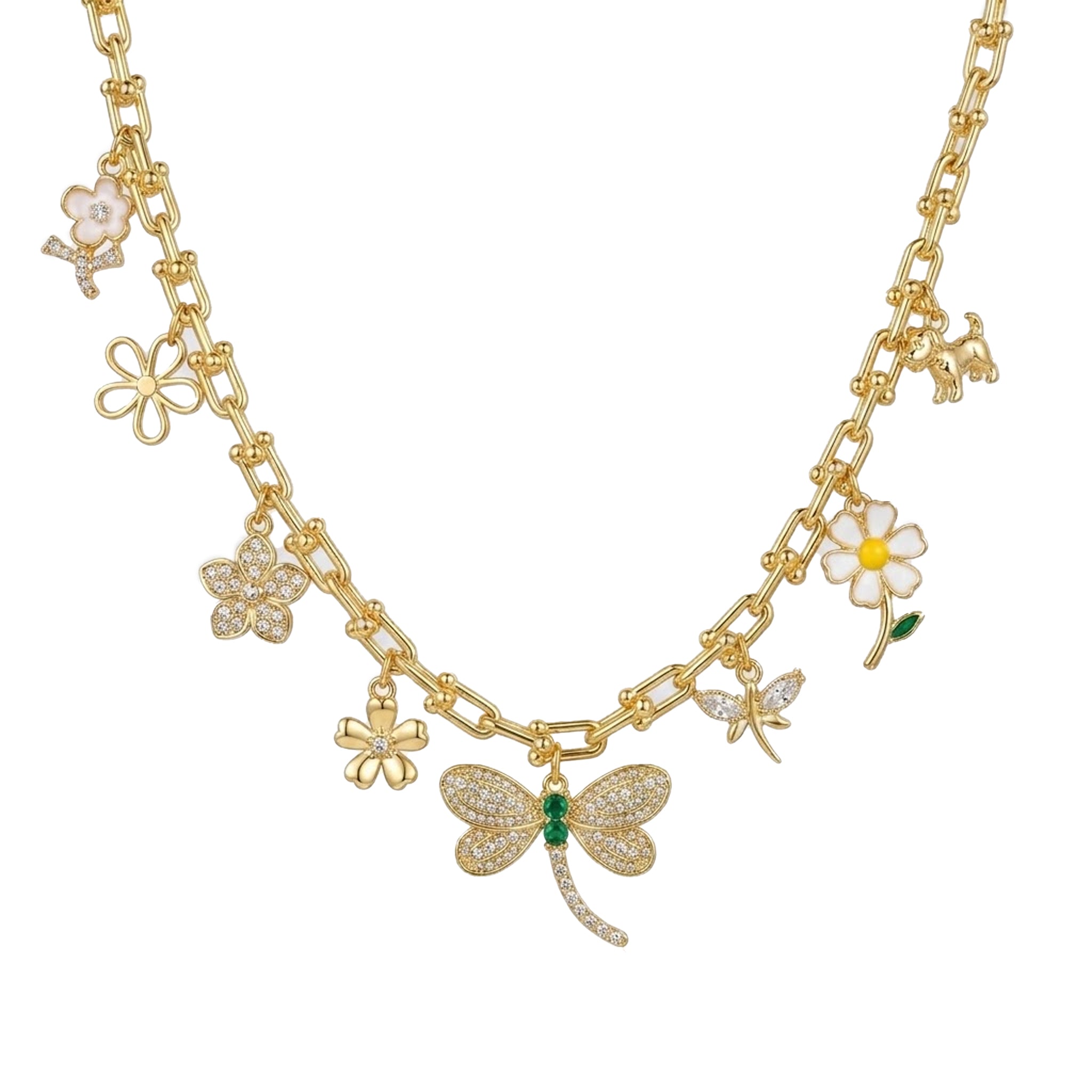 Cadena con dijes