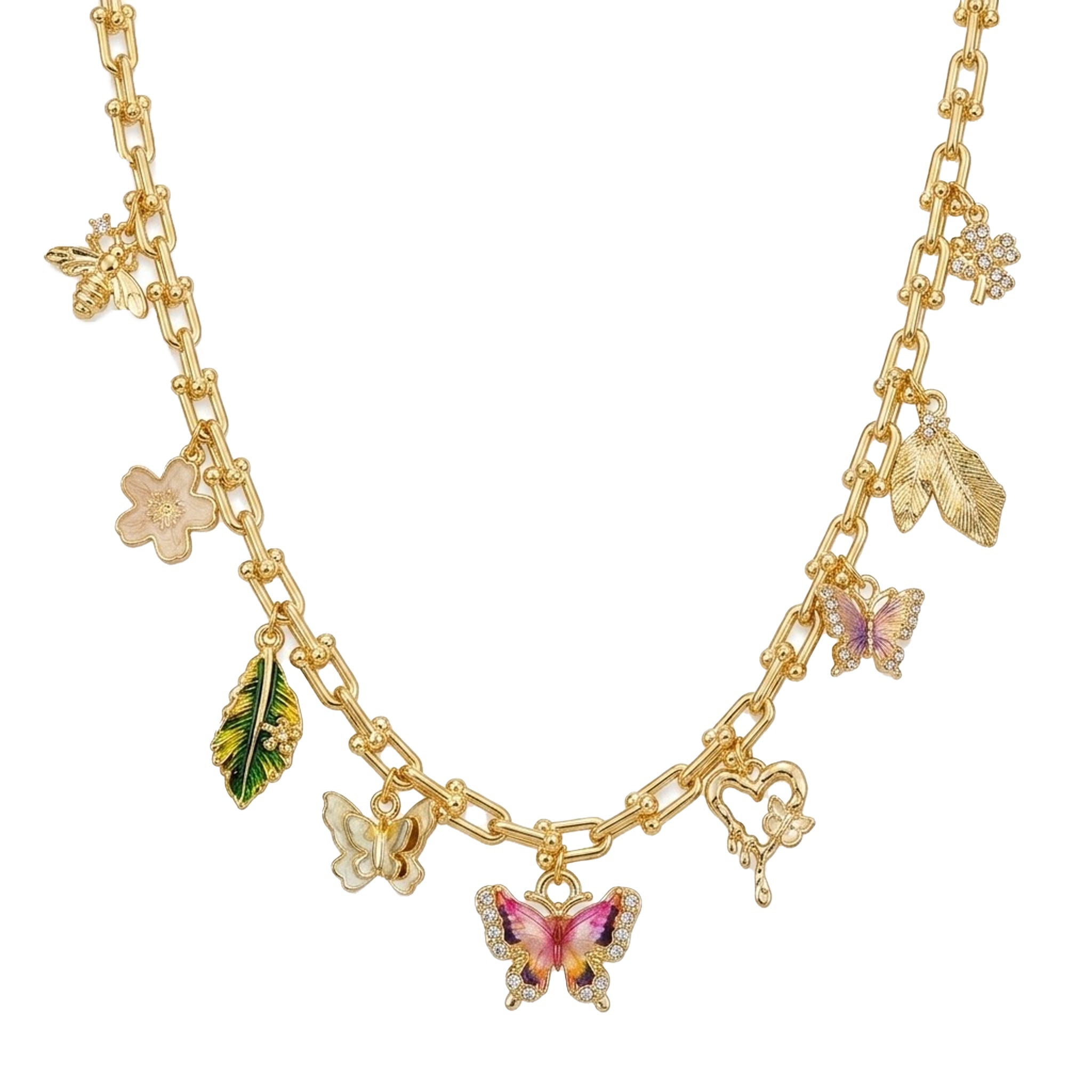 Cadena con dijes