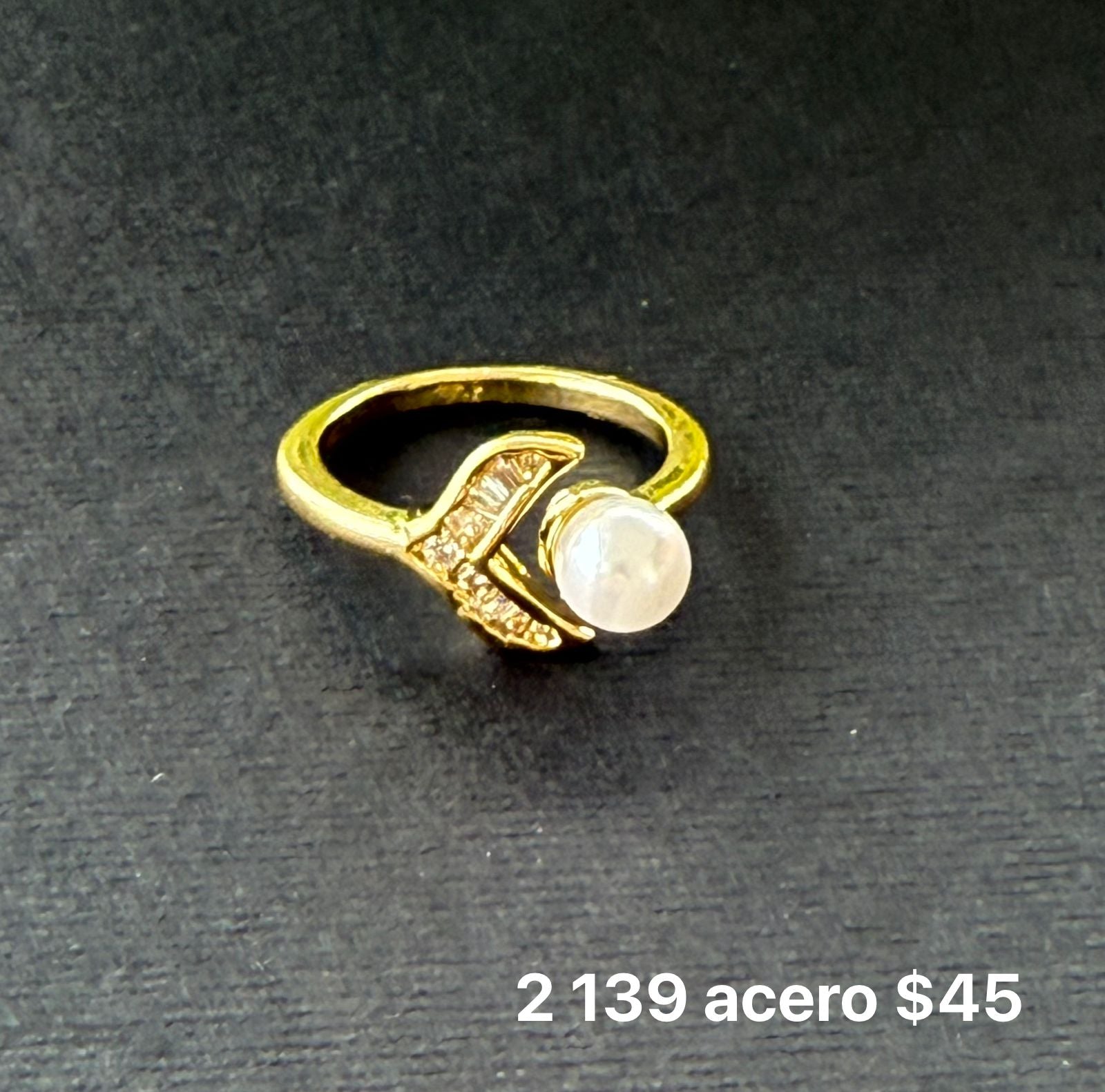 Anillo acero ajustable