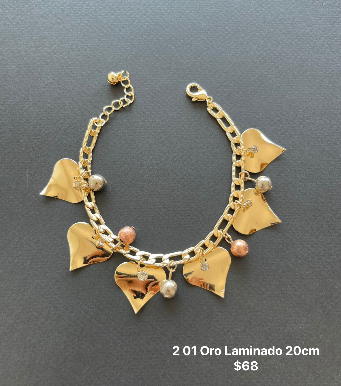 Pulsera oro laminado