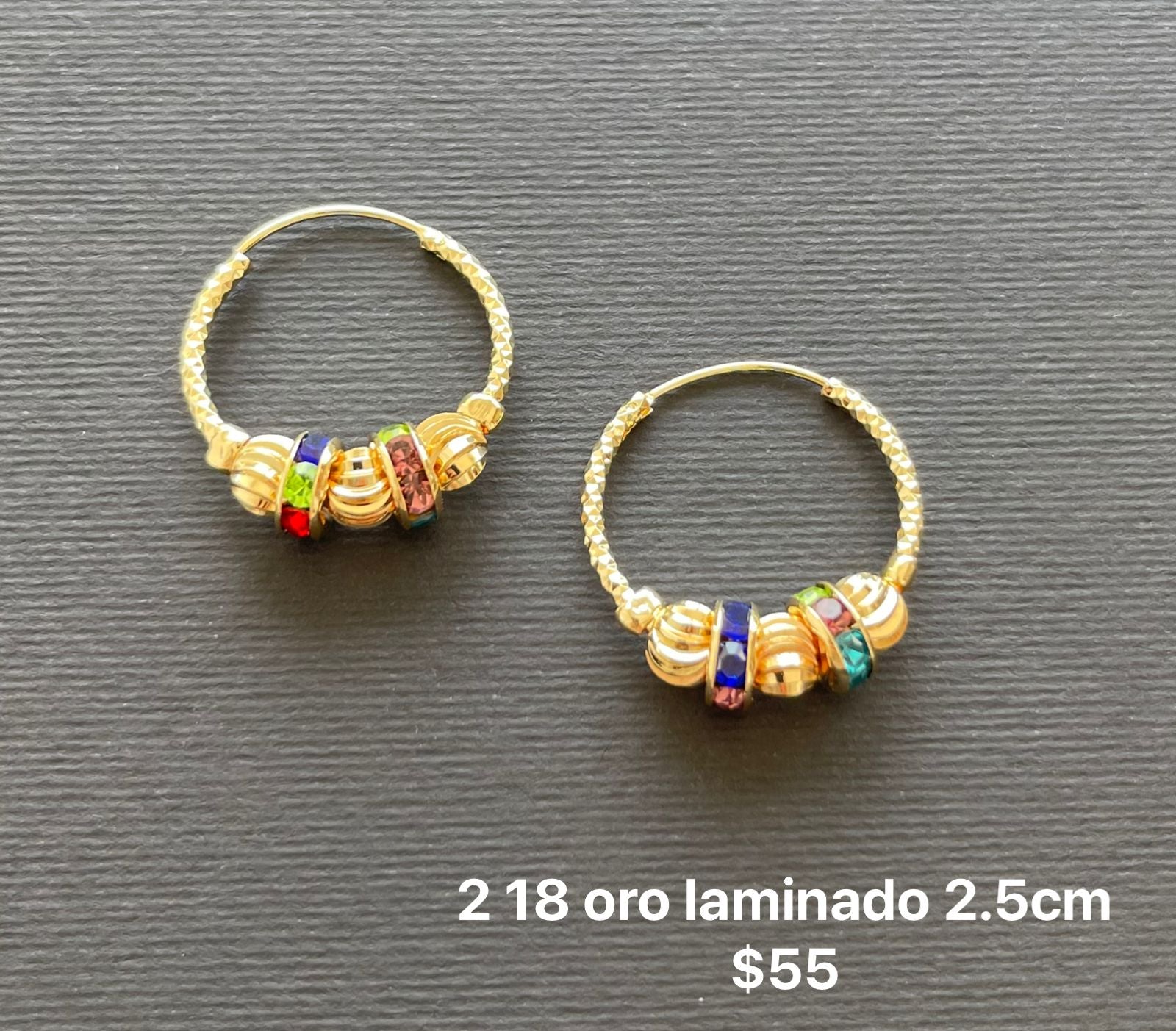 Arracdas oro laminado