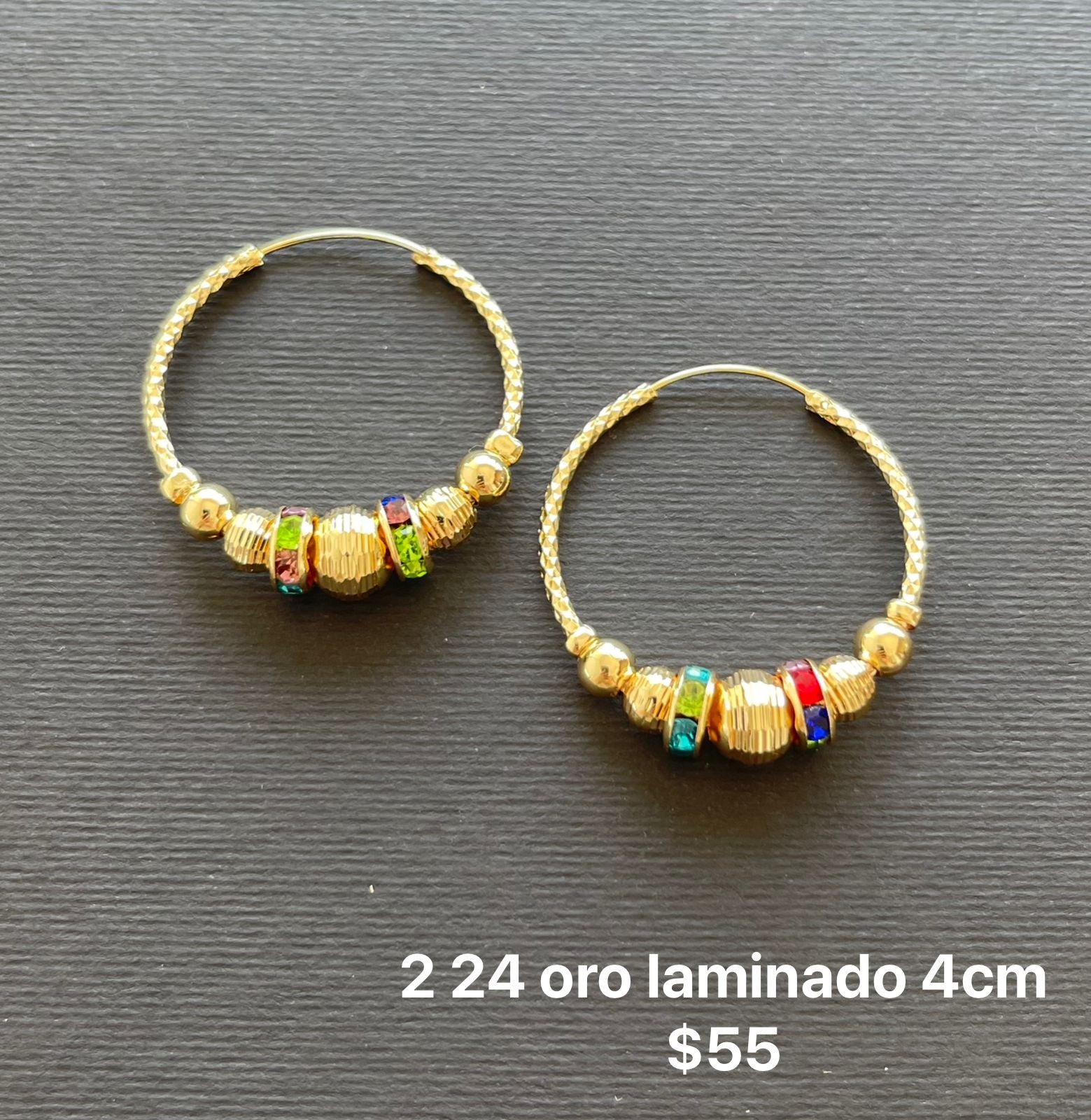 Arracdas oro laminado
