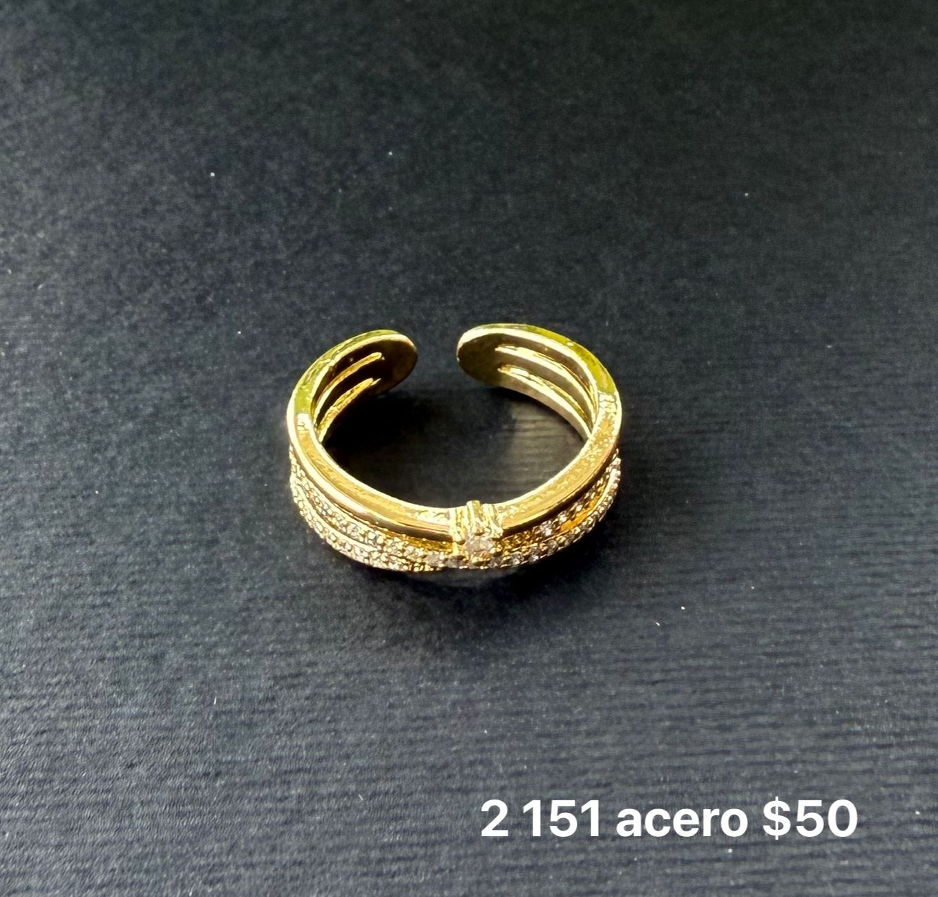 Anillo acero