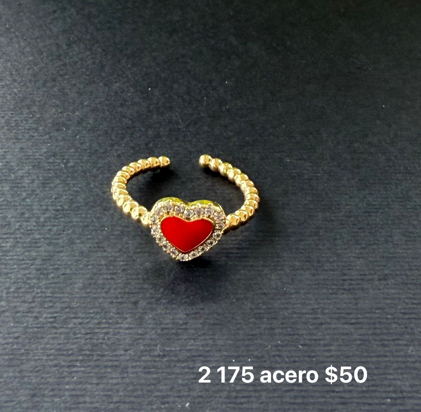 Anillo acero