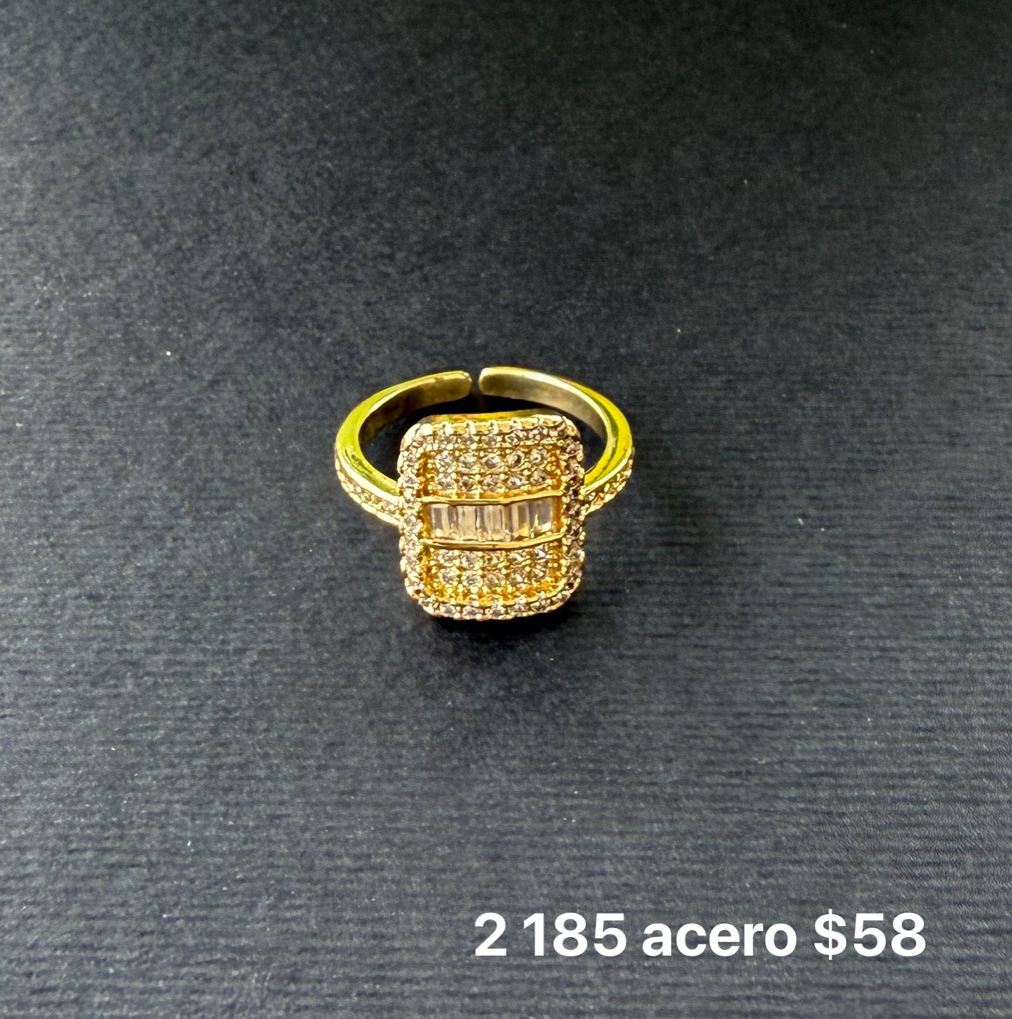 Anillo acero