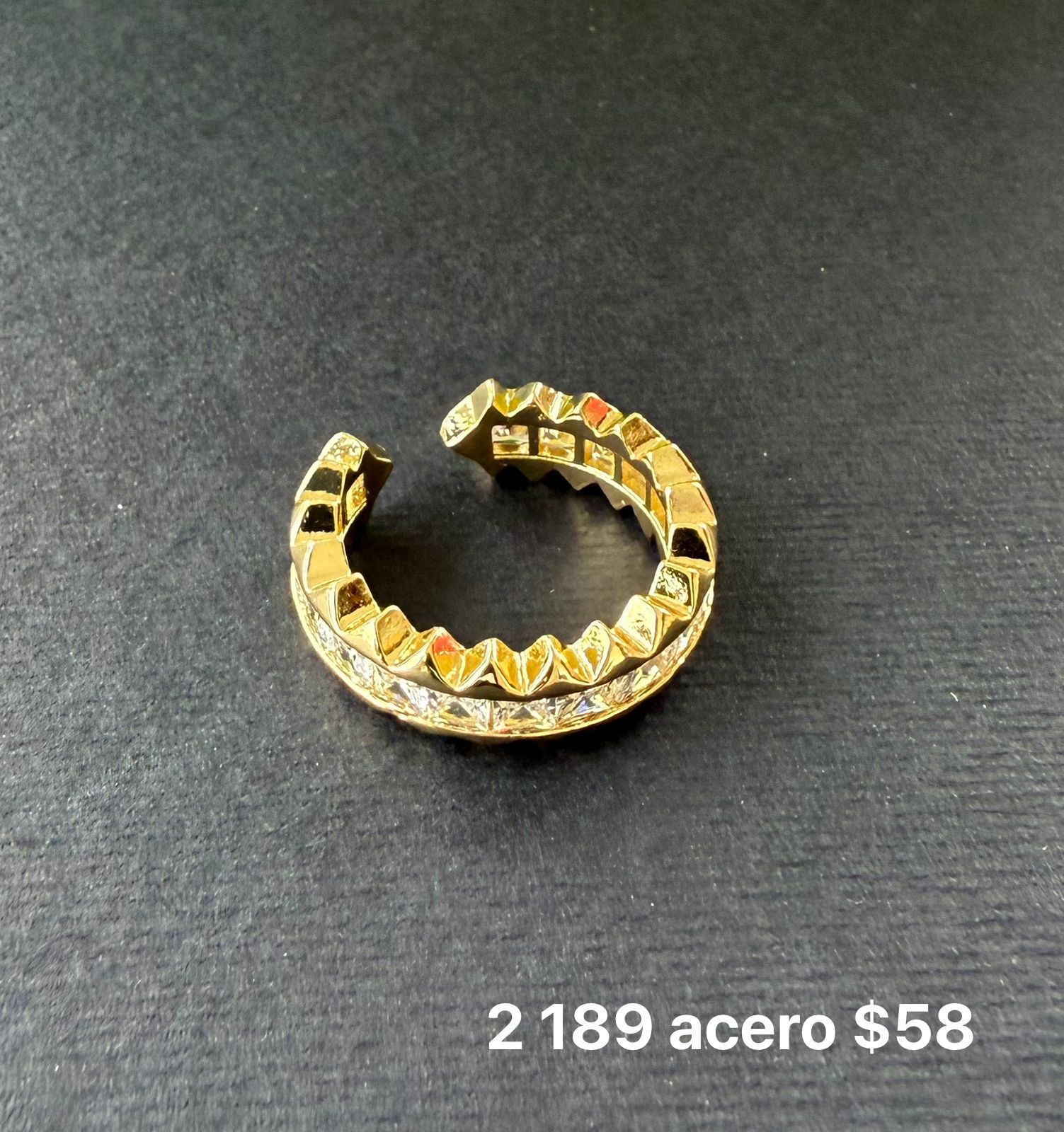 Anillo acero