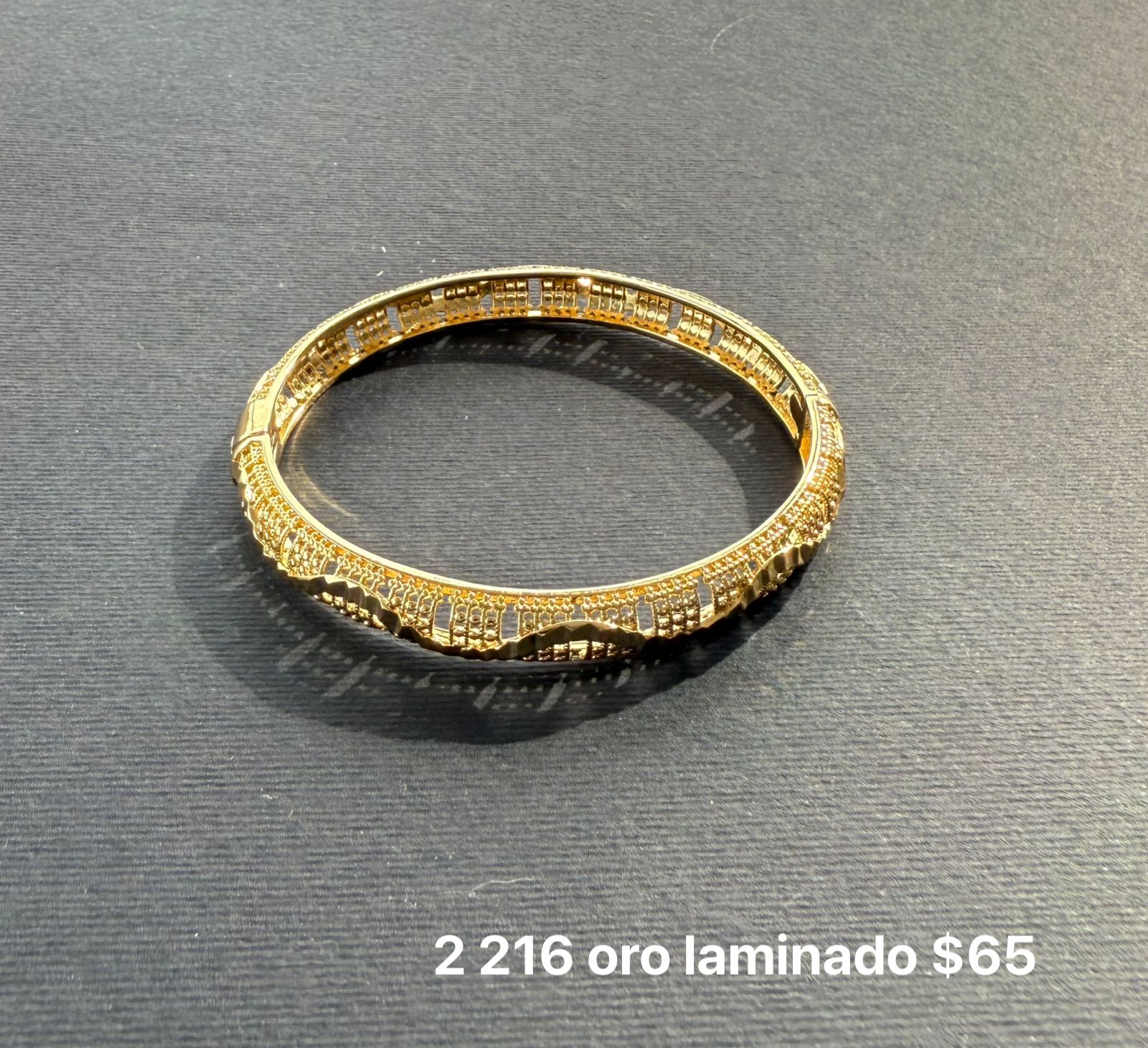 Brazalete oro laminado