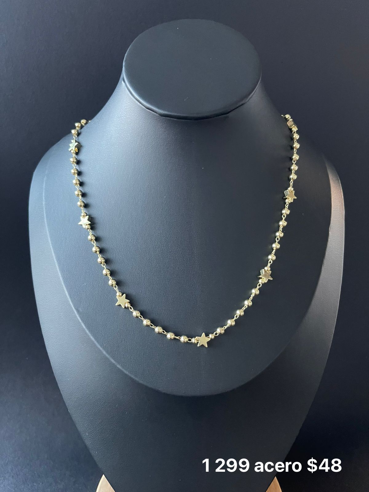 Collar con dije acero