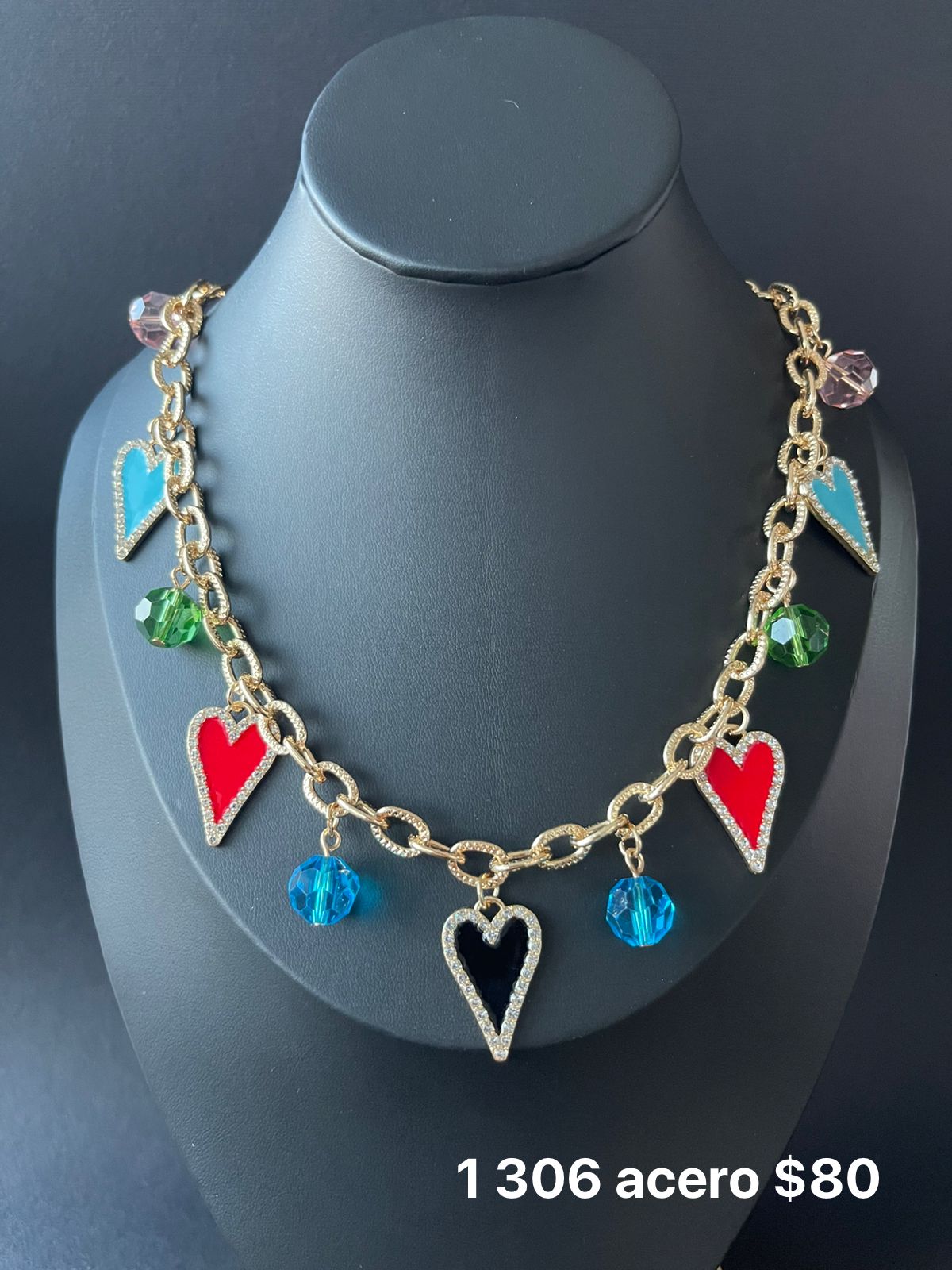 Collar con dije acero