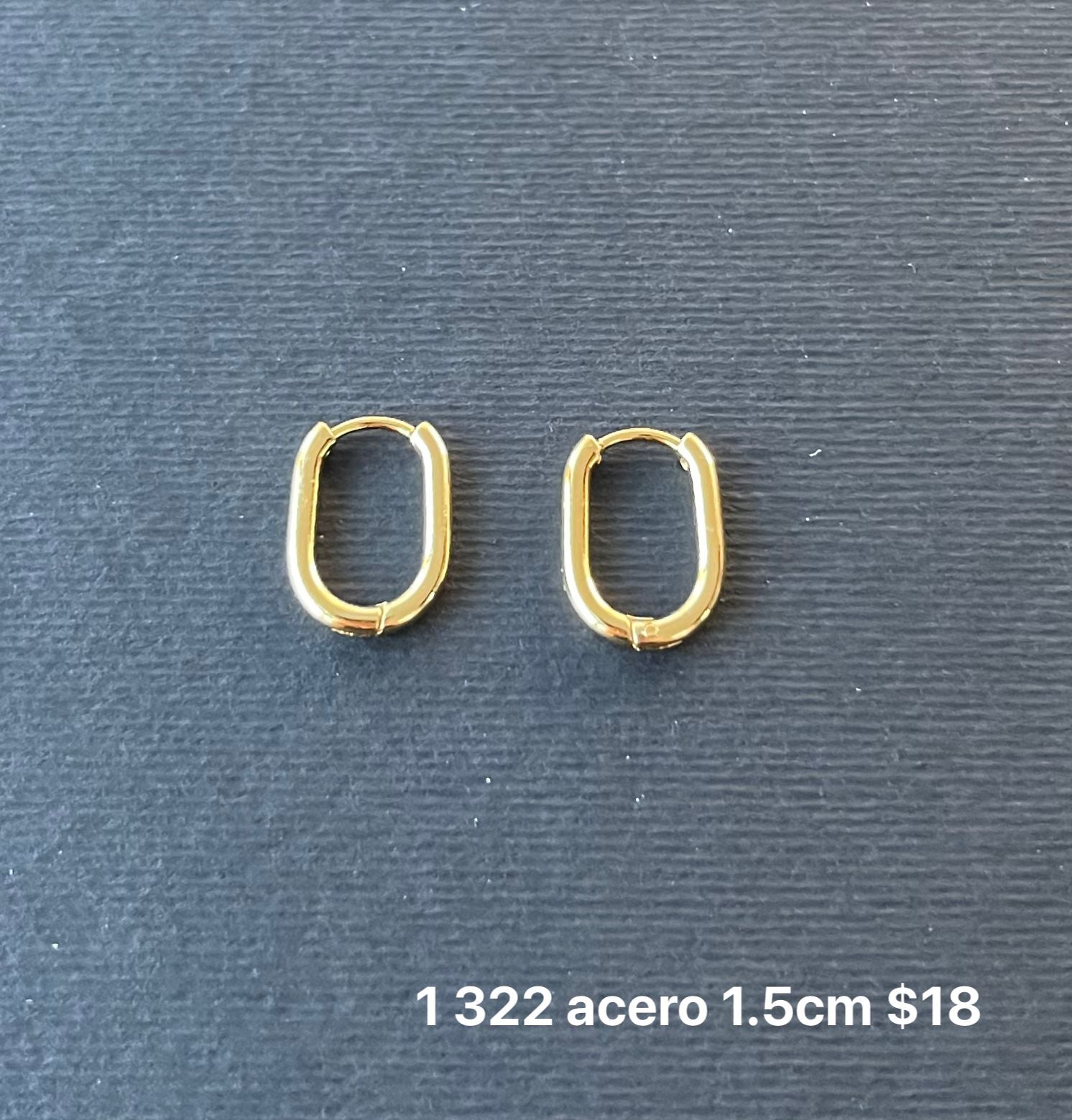 Arracadas acero inoxidable