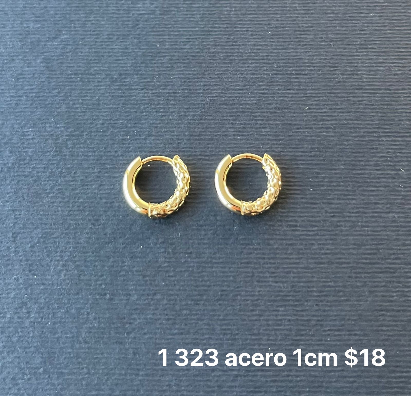 Arracadas acero inoxidable