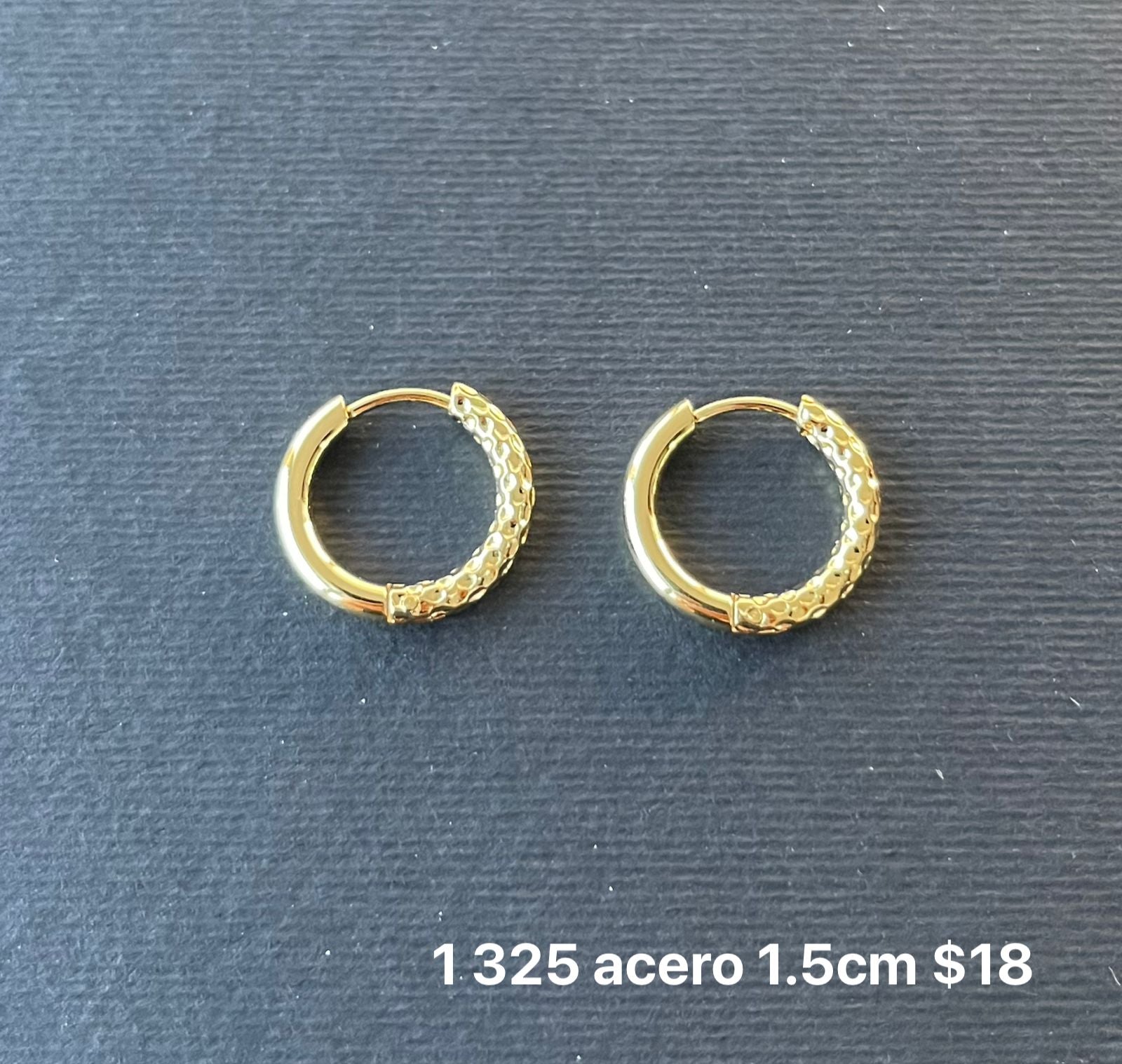 Arracadas acero inoxidable