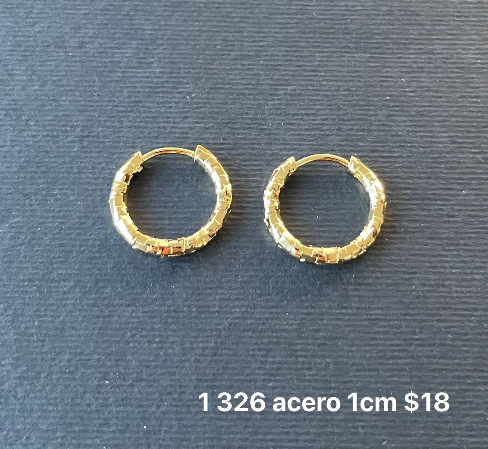 Arracadas acero inoxidable