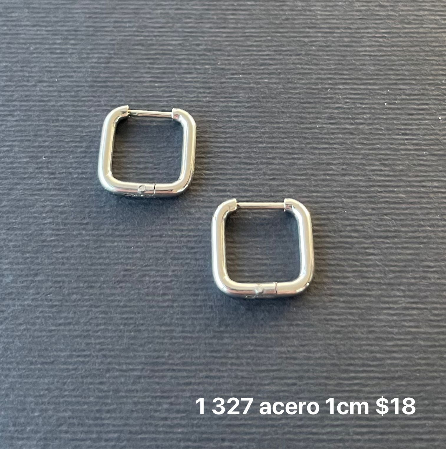 Arracadas acero inoxidable