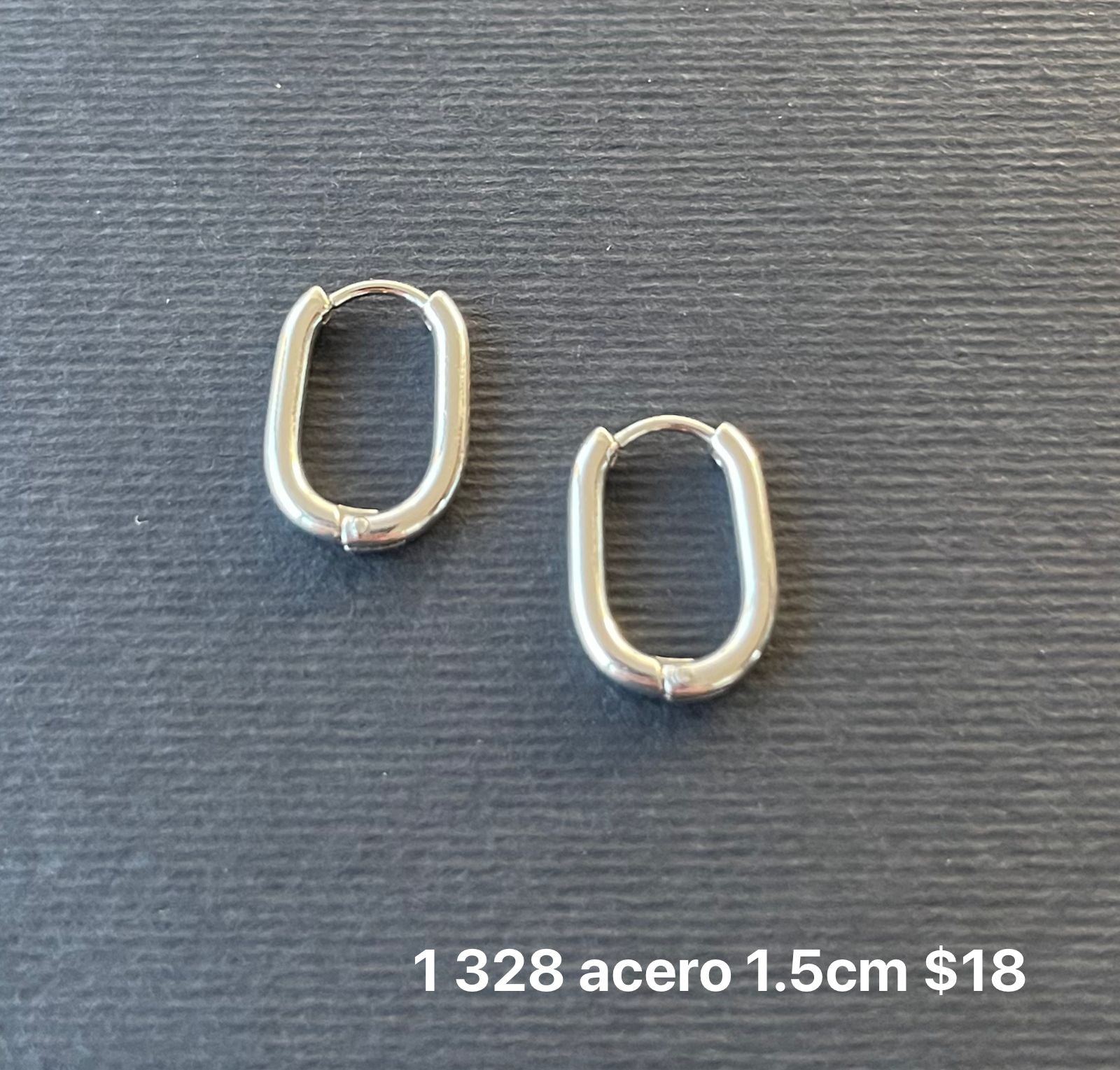 Arracadas acero inoxidable