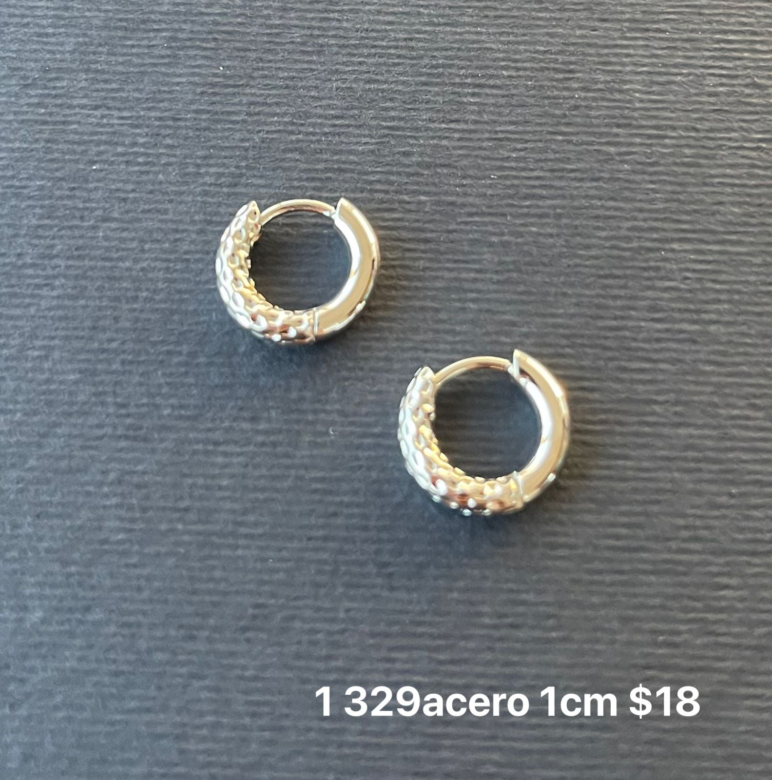 Arracadas acero inoxidable