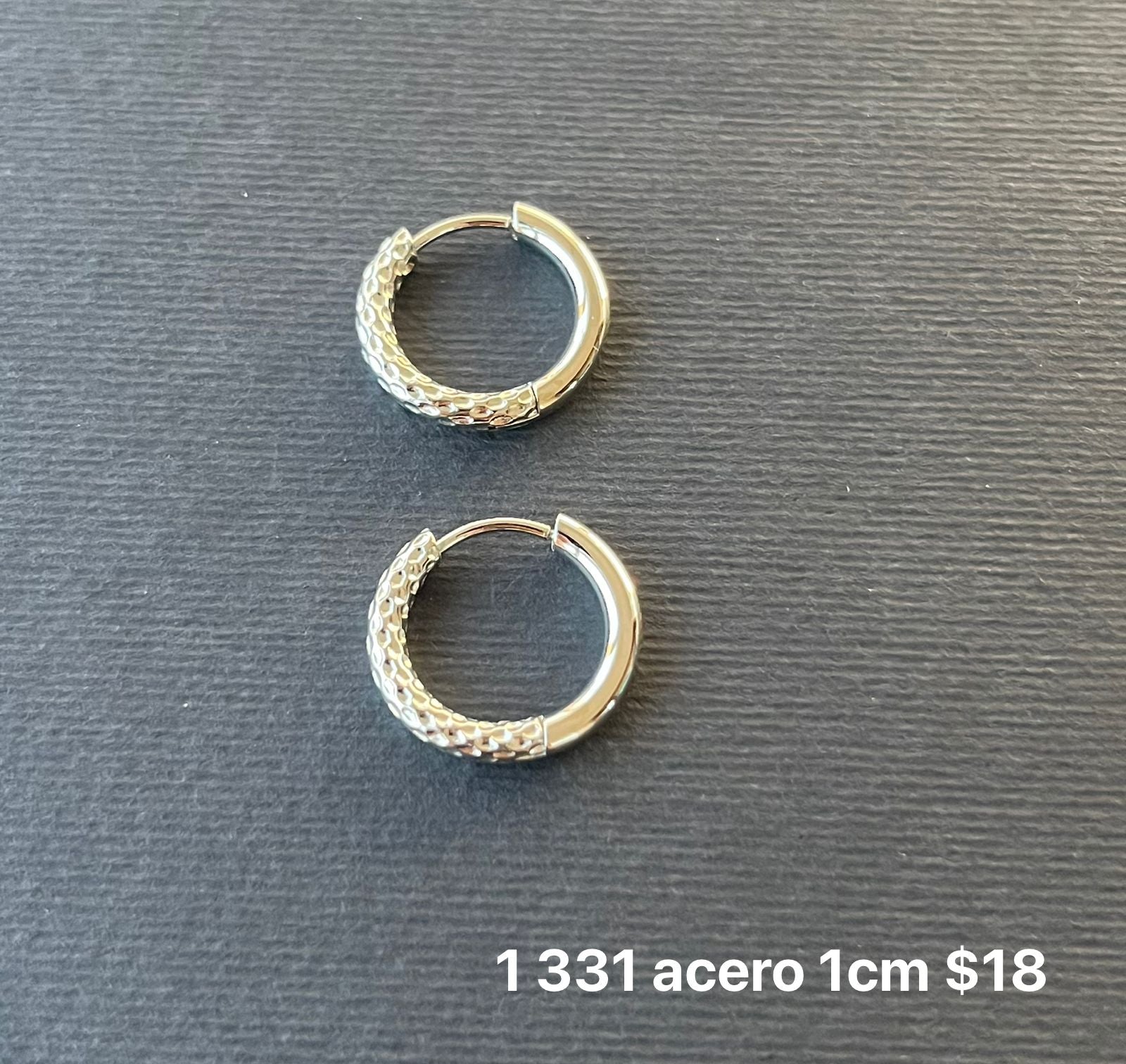 Arracadas acero inoxidable