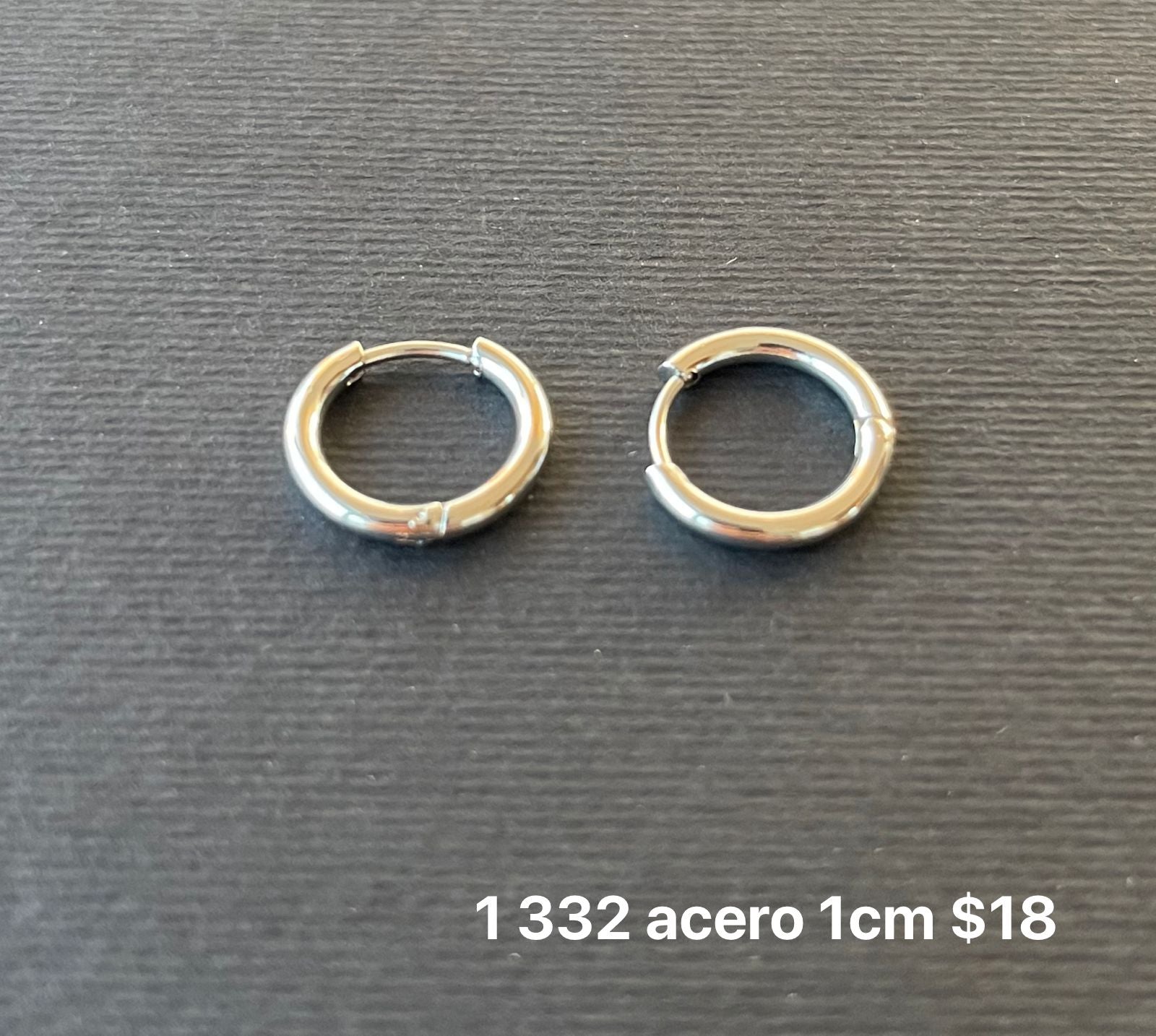 Arracadas acero inoxidable