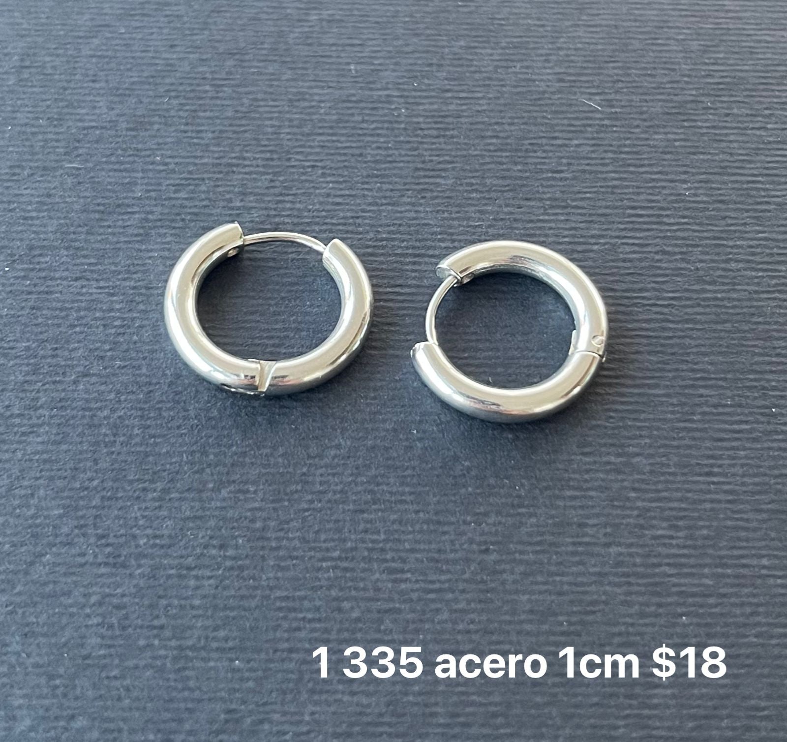 Arracadas acero inoxidable