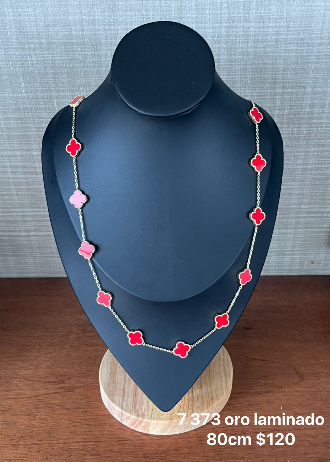 Collar Van Cleef oro laminado