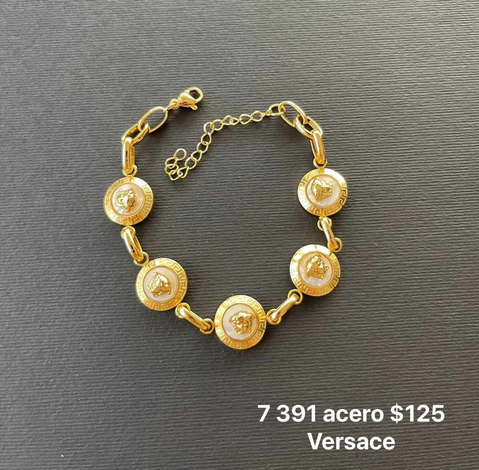 Pulsera Versace acero