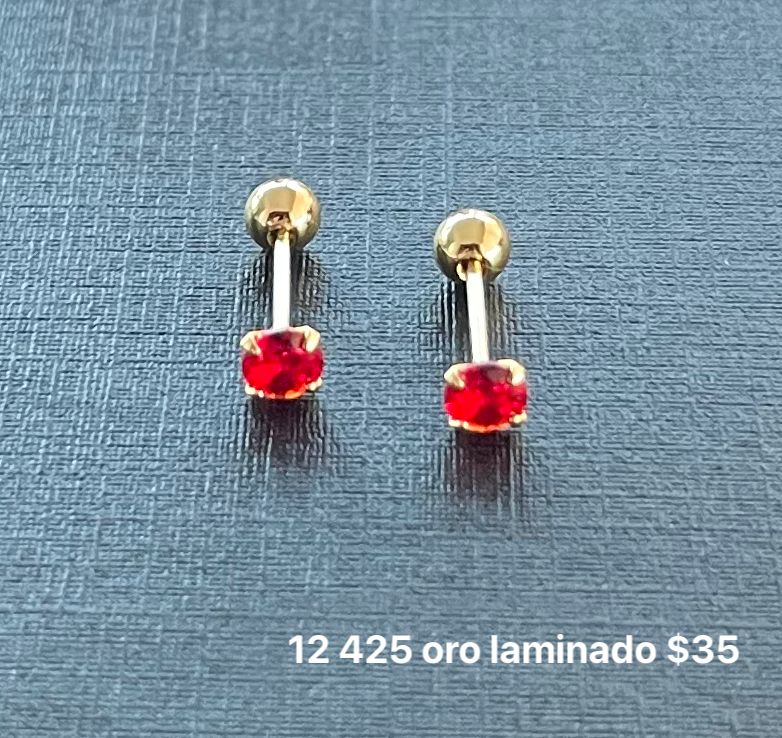 Broquel oro laminado y zirconia