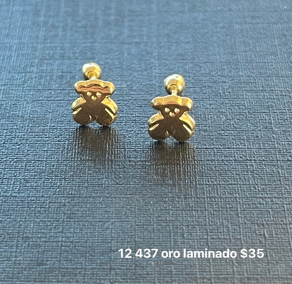 Broquel oro laminado y esmalte