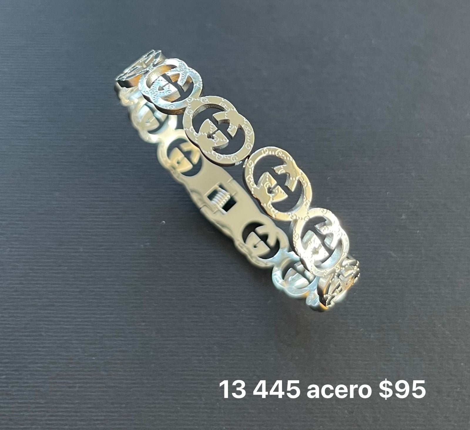 Brazlete acero inspirado en marcas