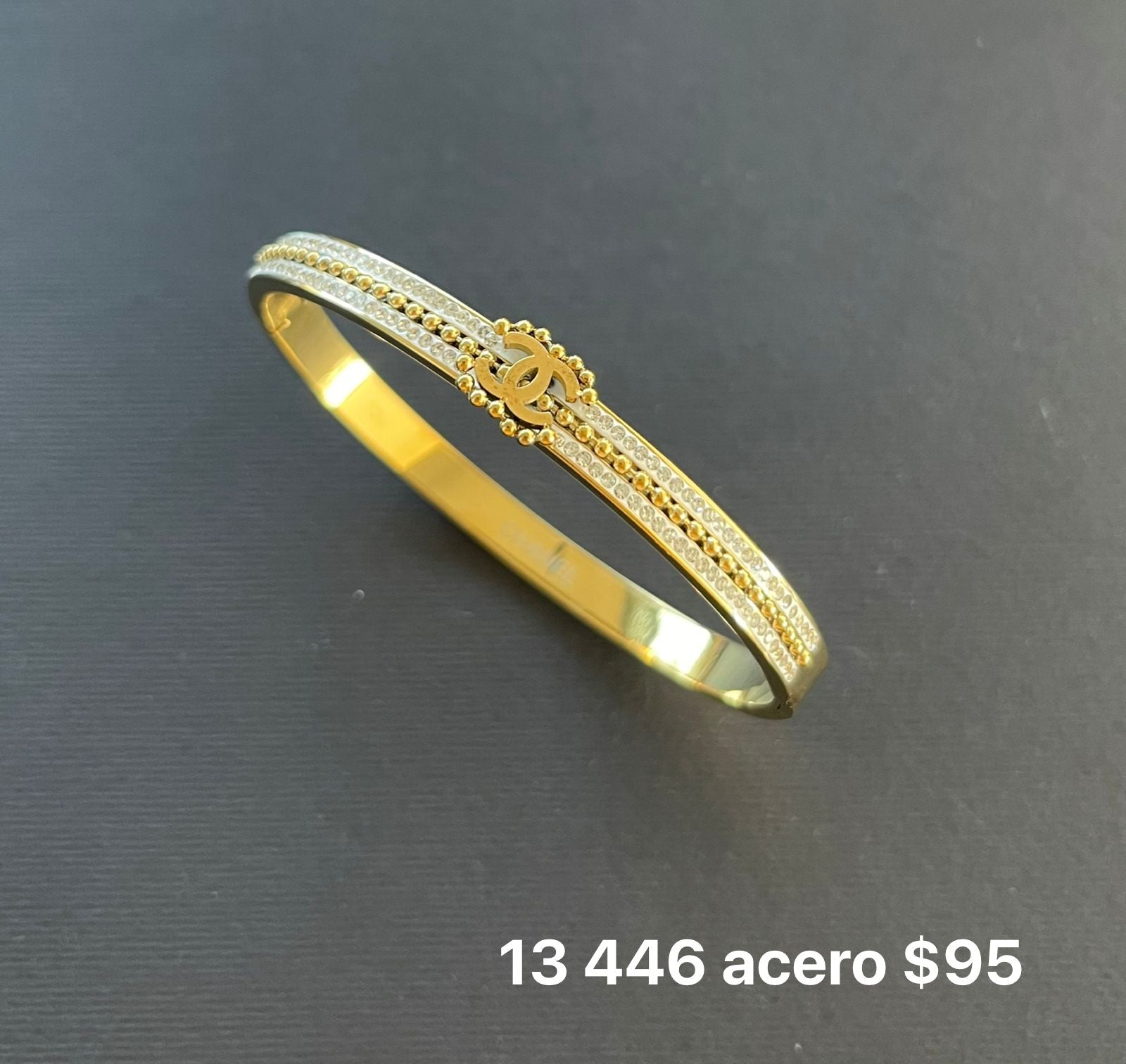 Brazlete acero inspirado en marcas