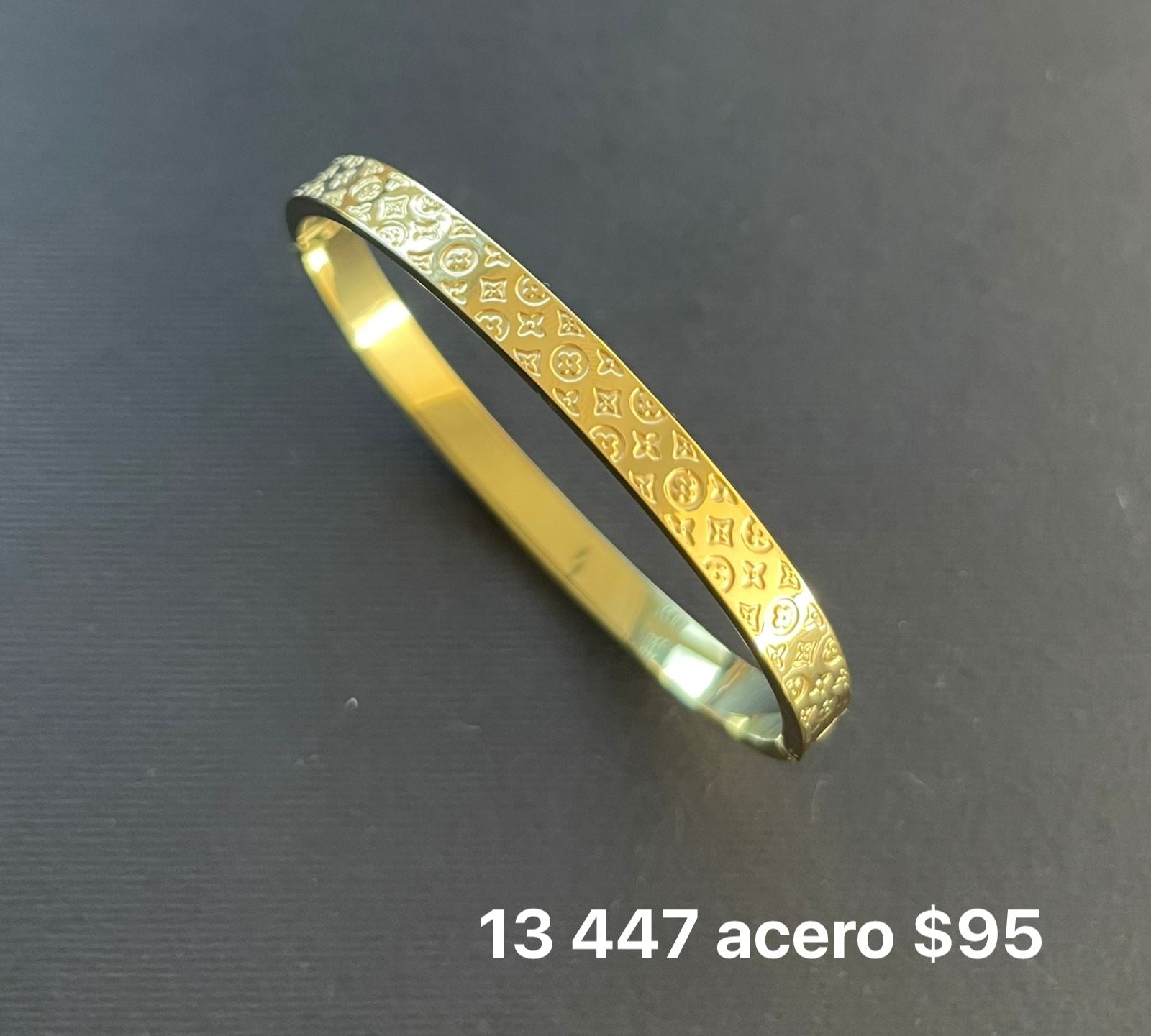 Brazlete acero inspirado en marcas