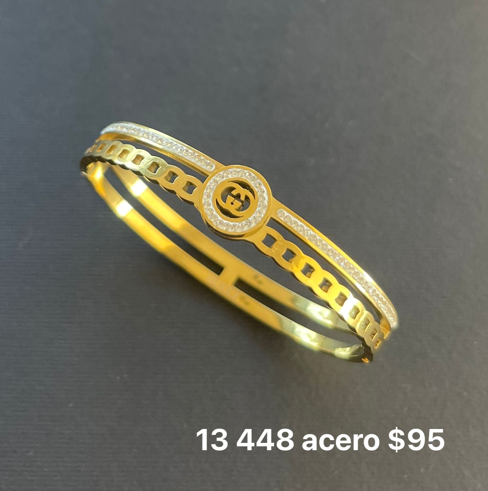 Brazlete acero inspirado en marcas