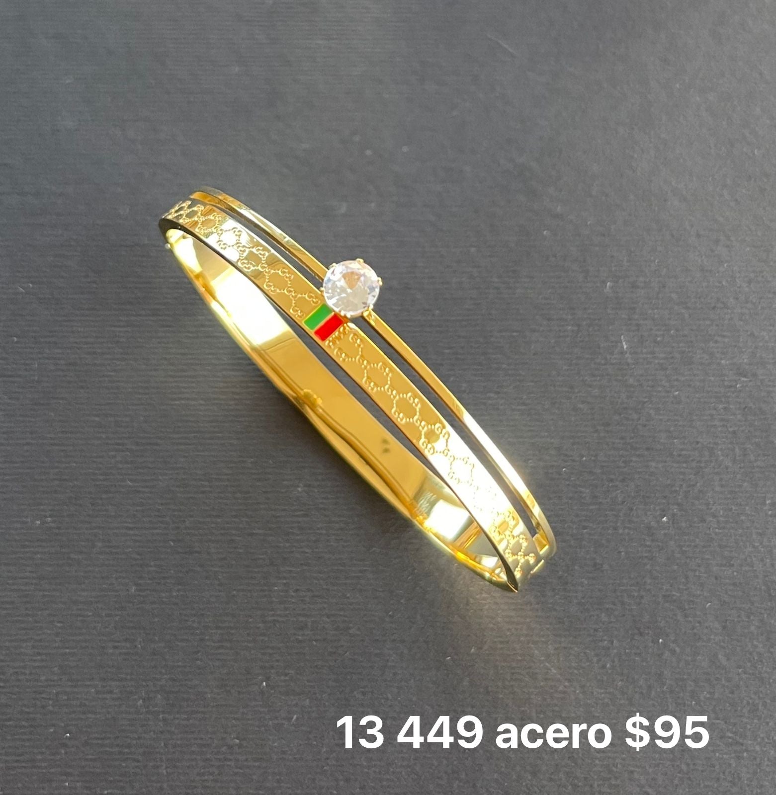 Brazlete acero inspirado en marcas