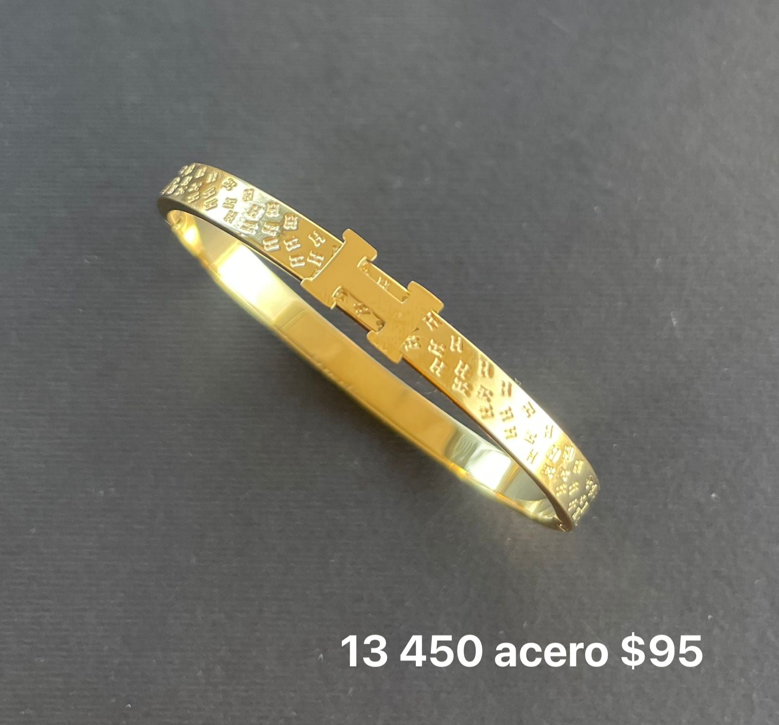 Brazlete acero inspirado en marcas