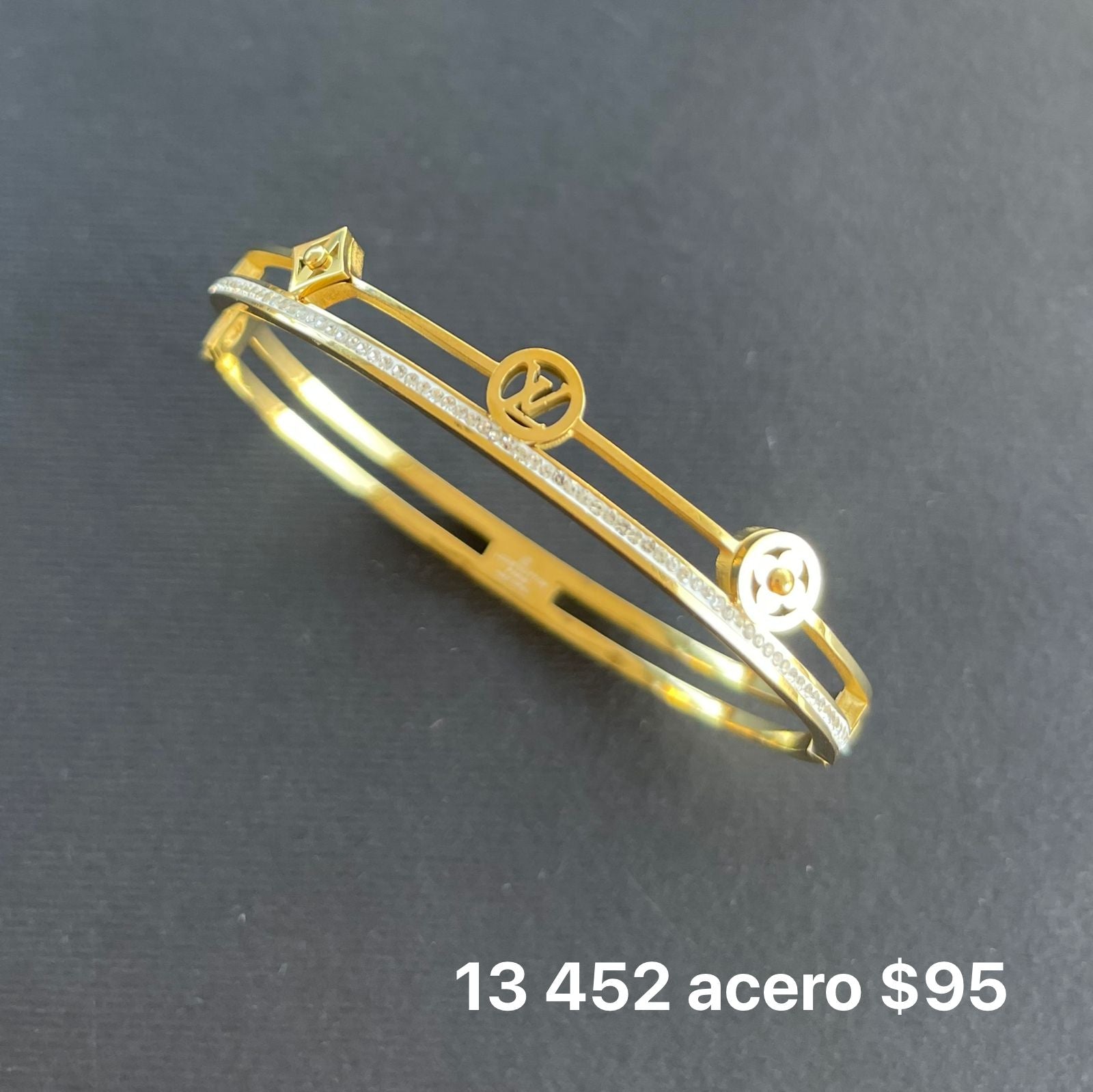 Brazlete acero inspirado en marcas