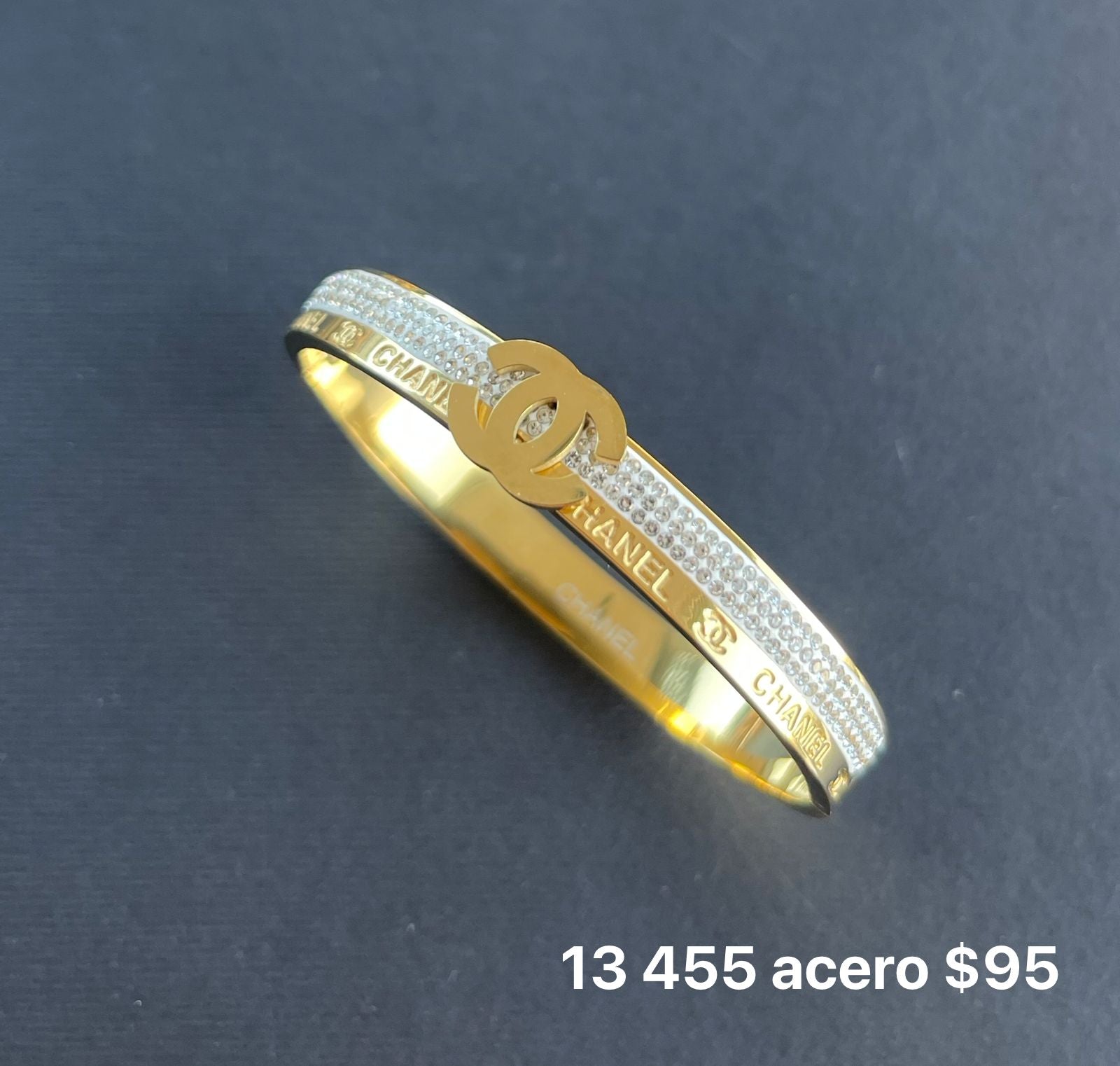 Brazlete acero inspirado en marcas