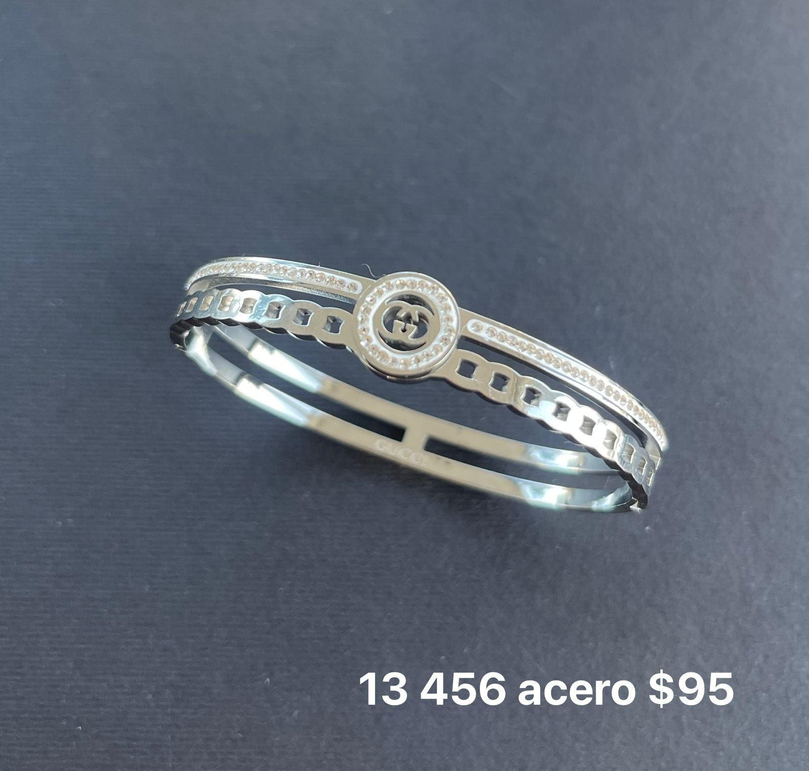 Brazlete acero inspirado en marcas