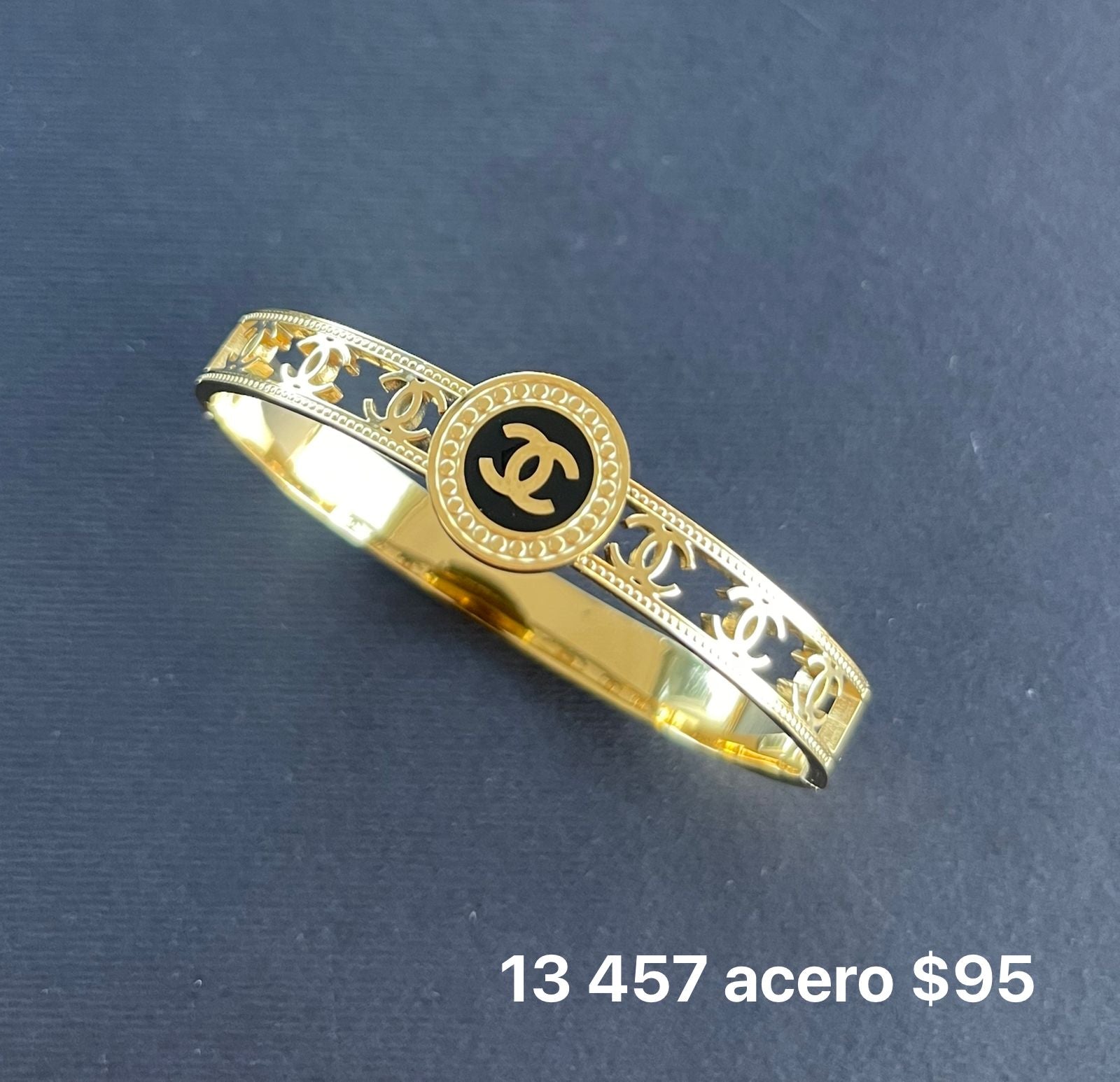 Brazlete acero inspirado en marcas