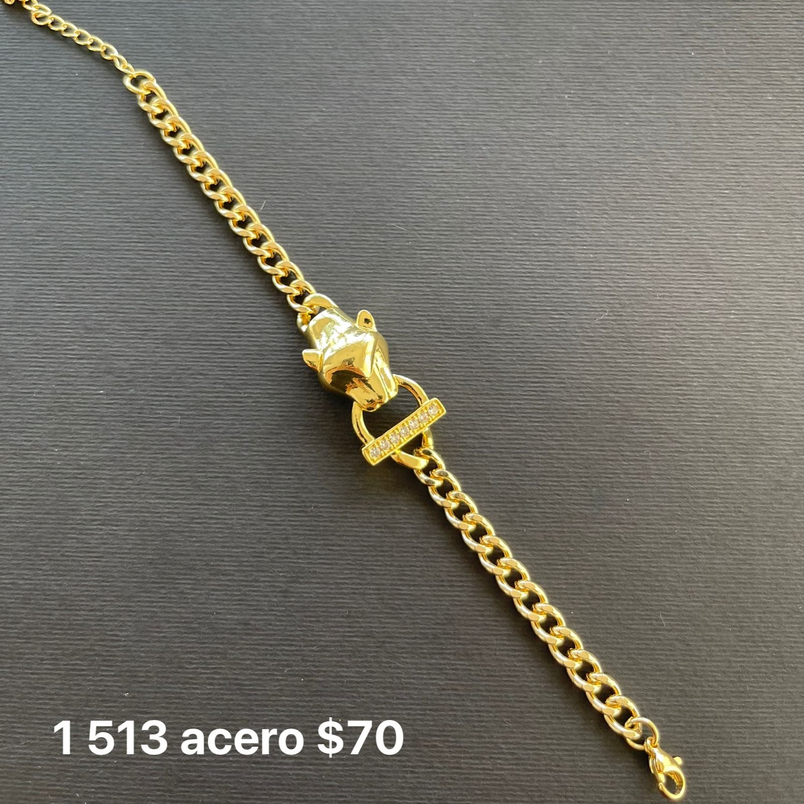 Pulsera acero tipo Cartier