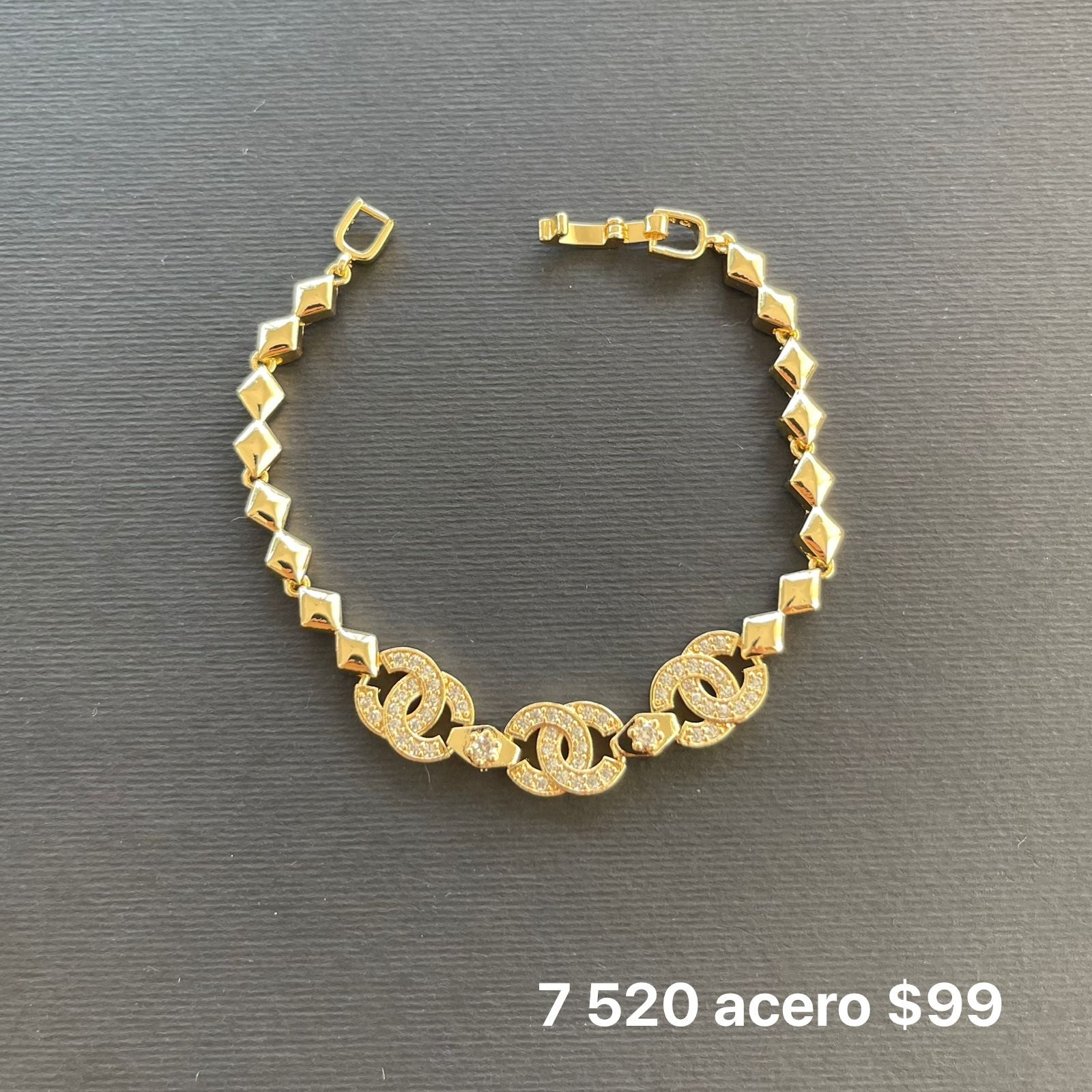 Pulsera acero Inpirada