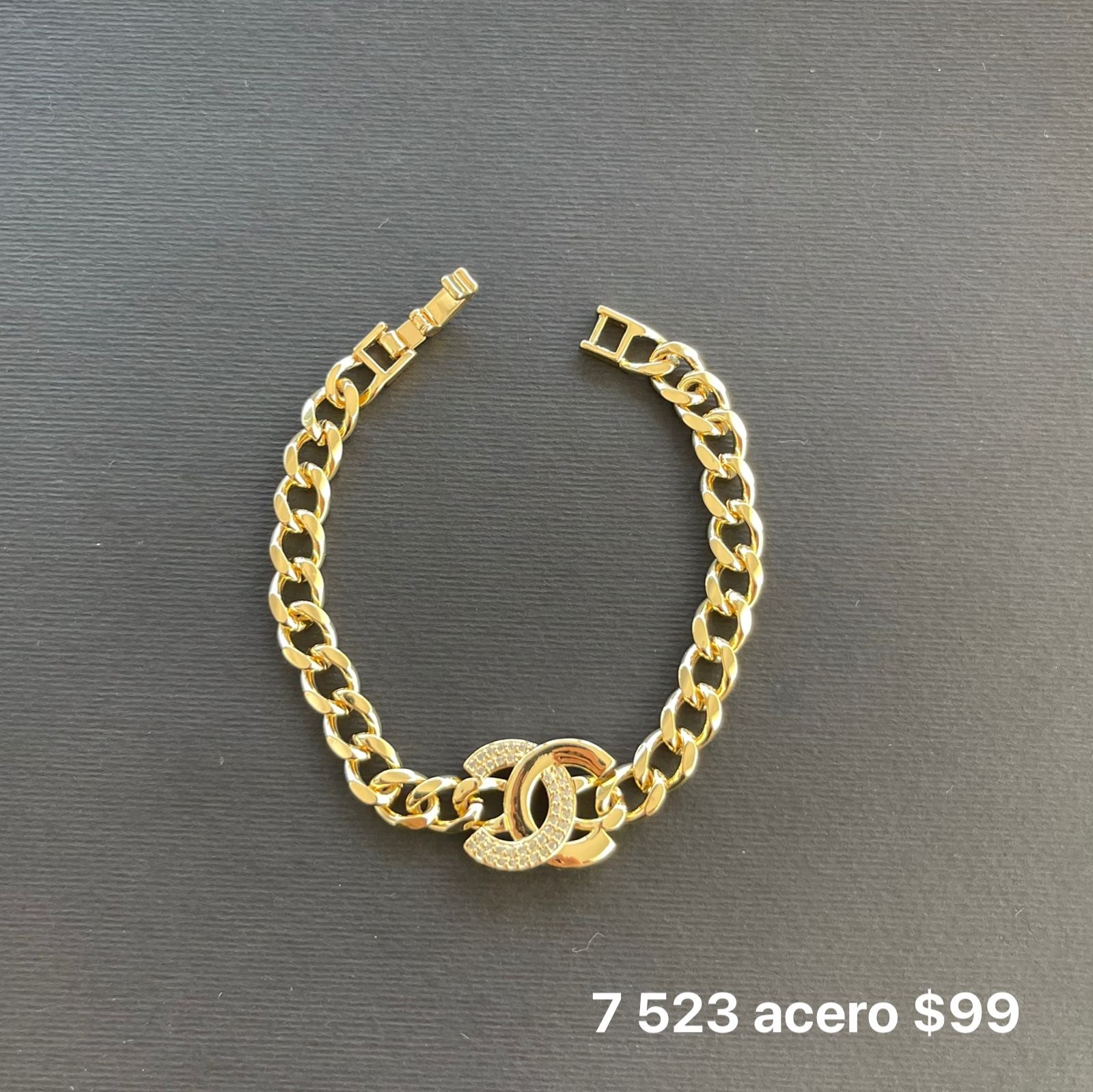Pulsera acero Inpirada
