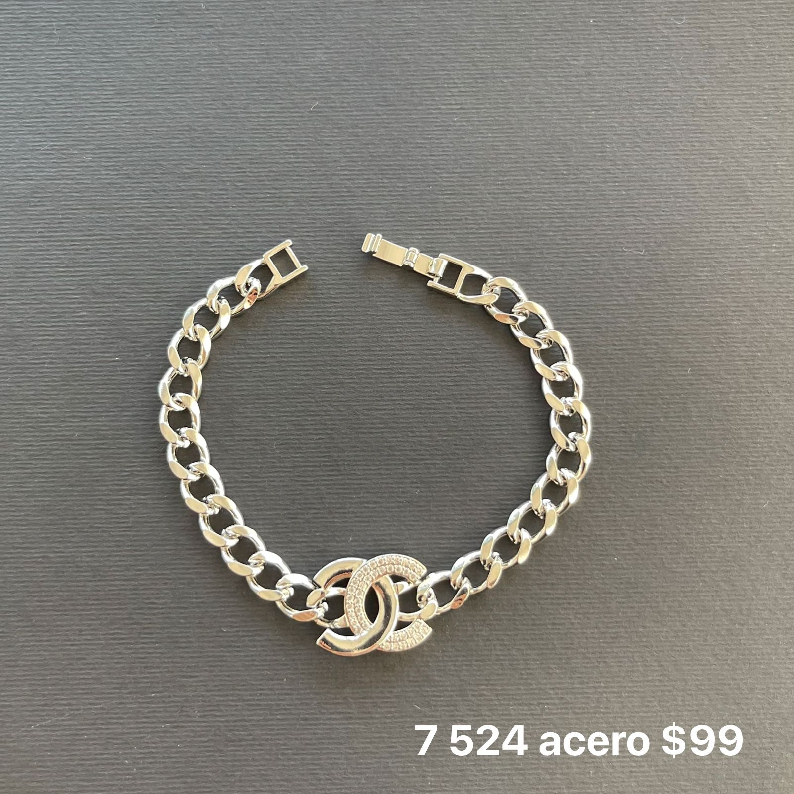 Pulsera acero Inpirada