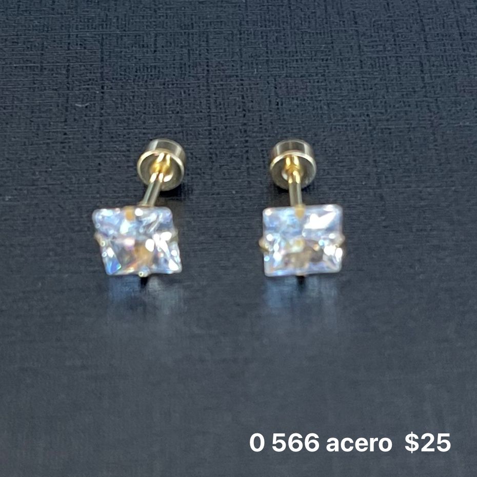 Aretes acero inoxidable