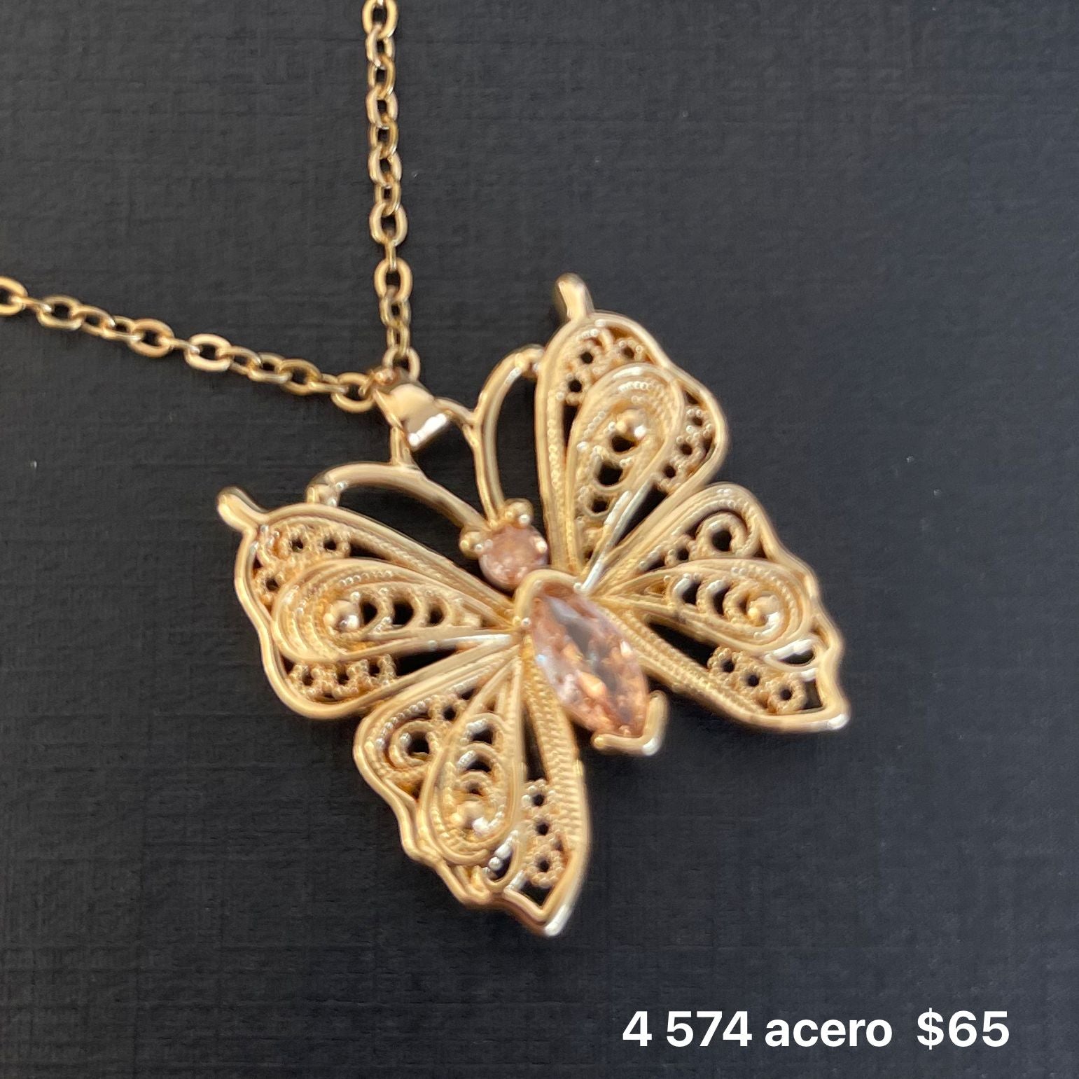 Cadena con dije acero