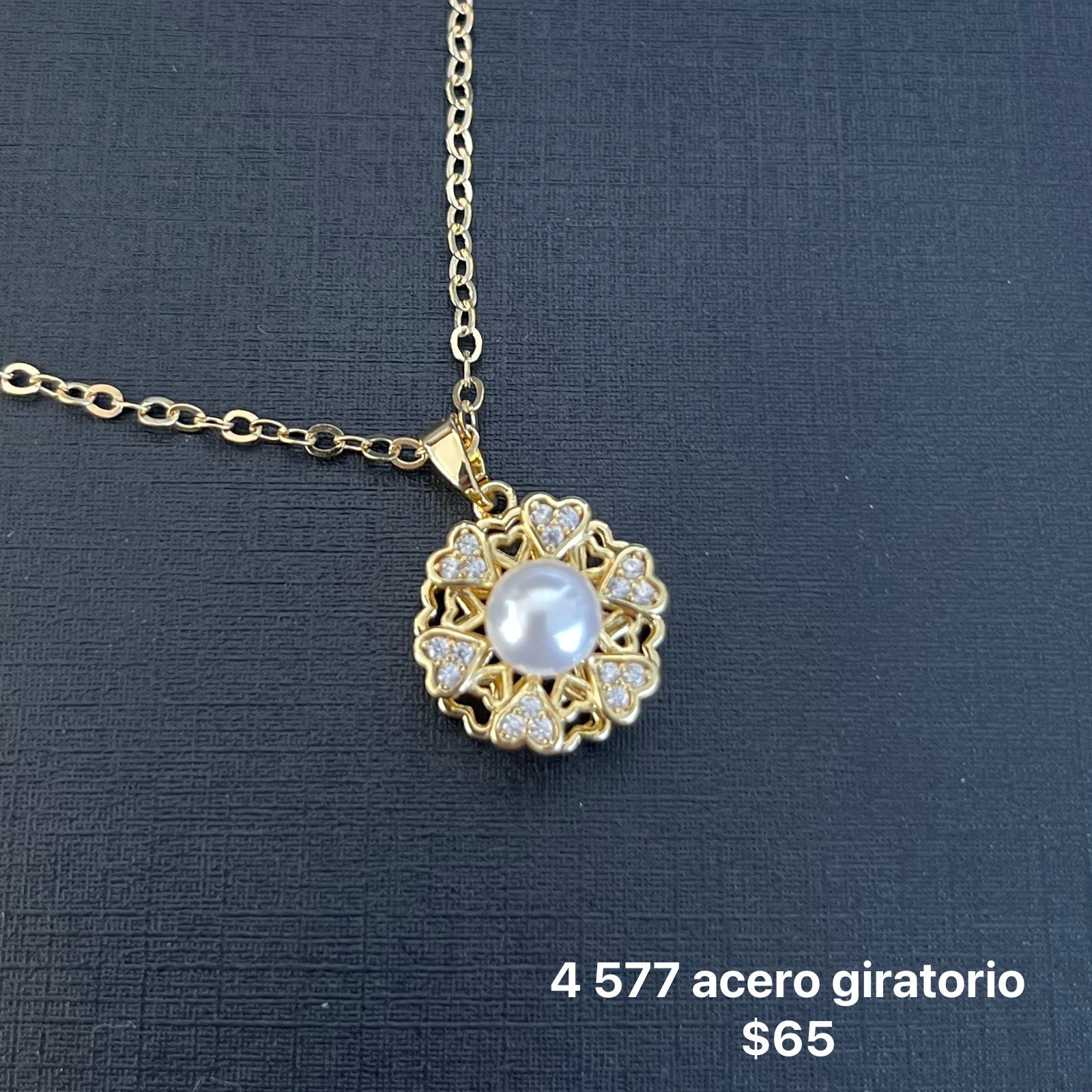 Collar acero giratorio