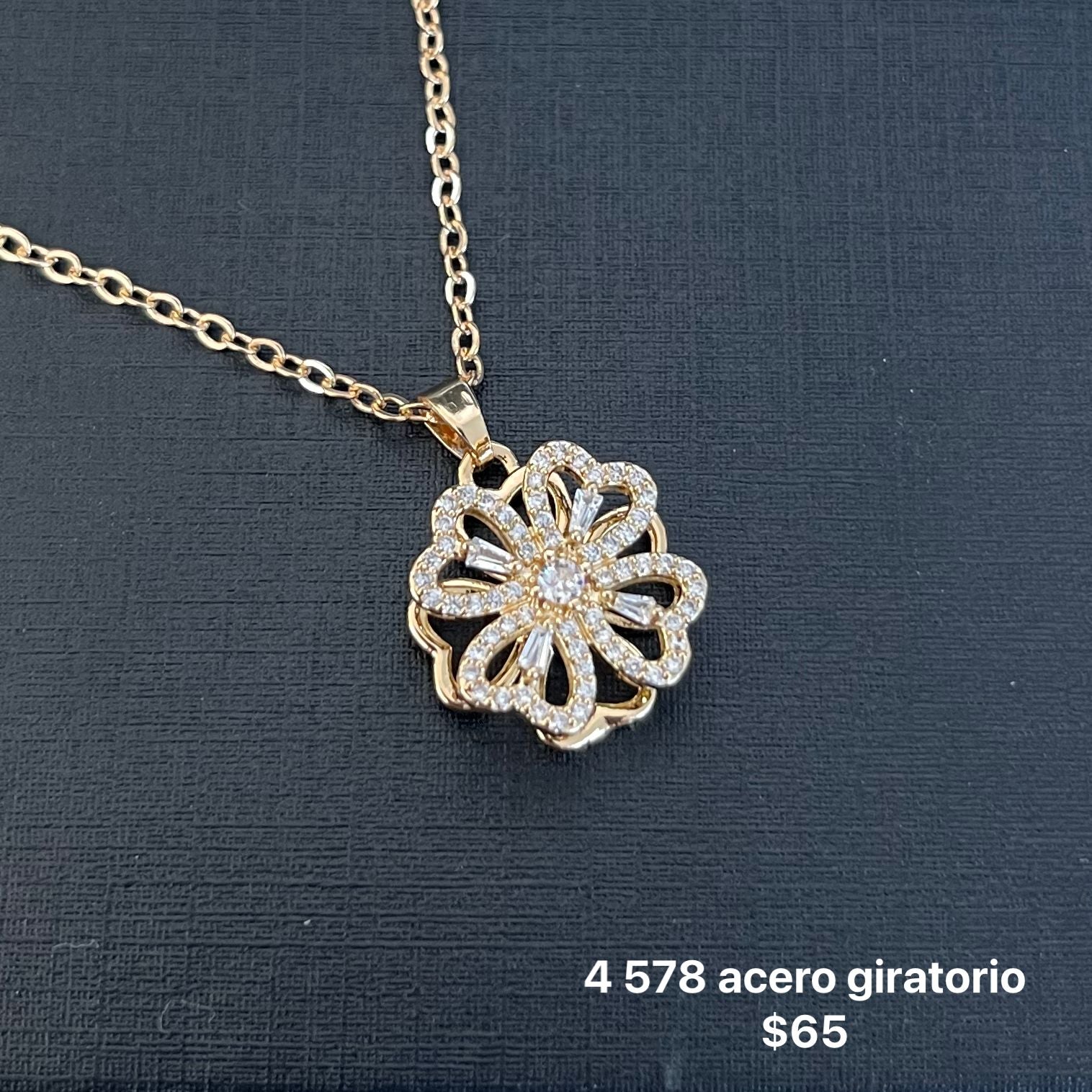 Collar acero giratorio