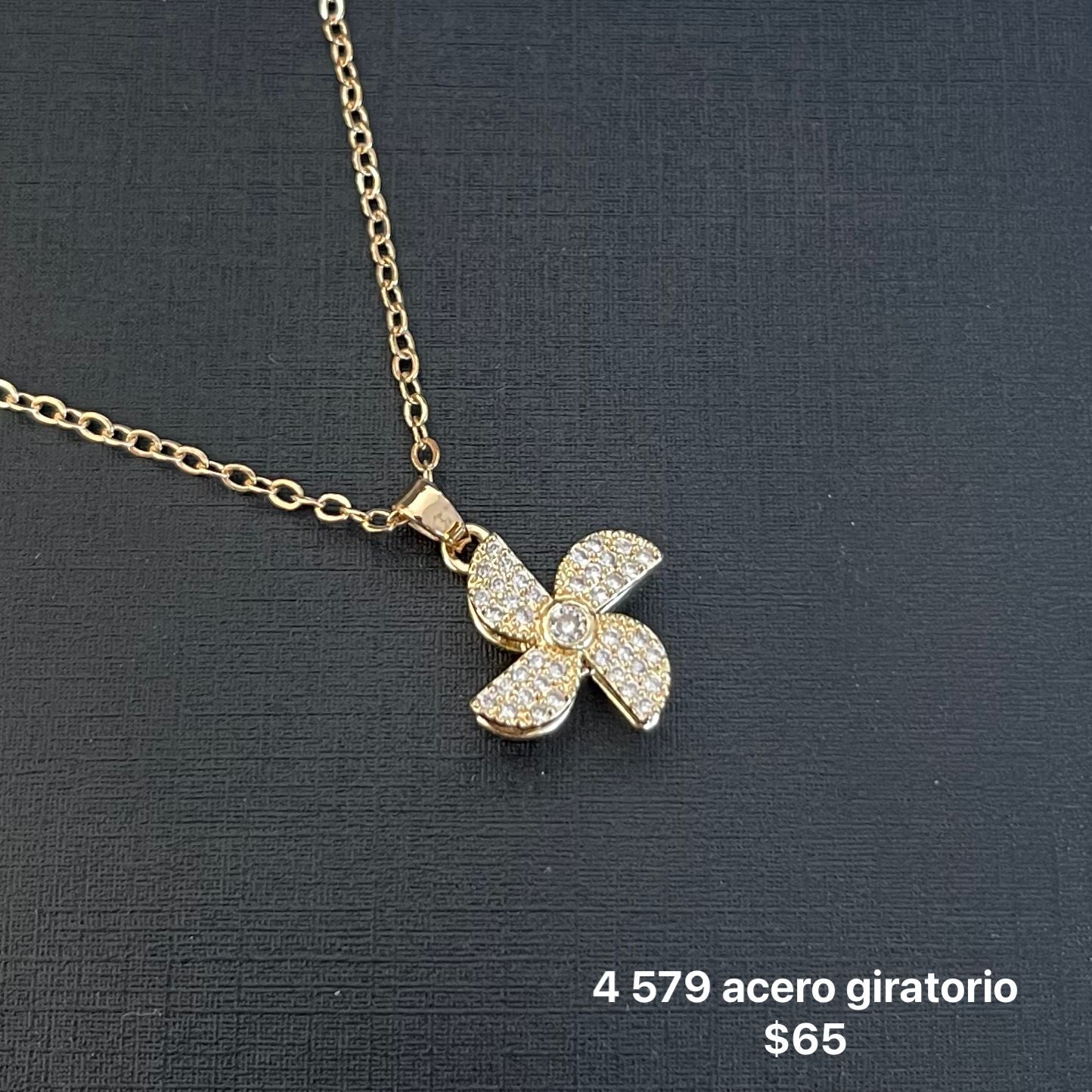 Collar acero giratorio