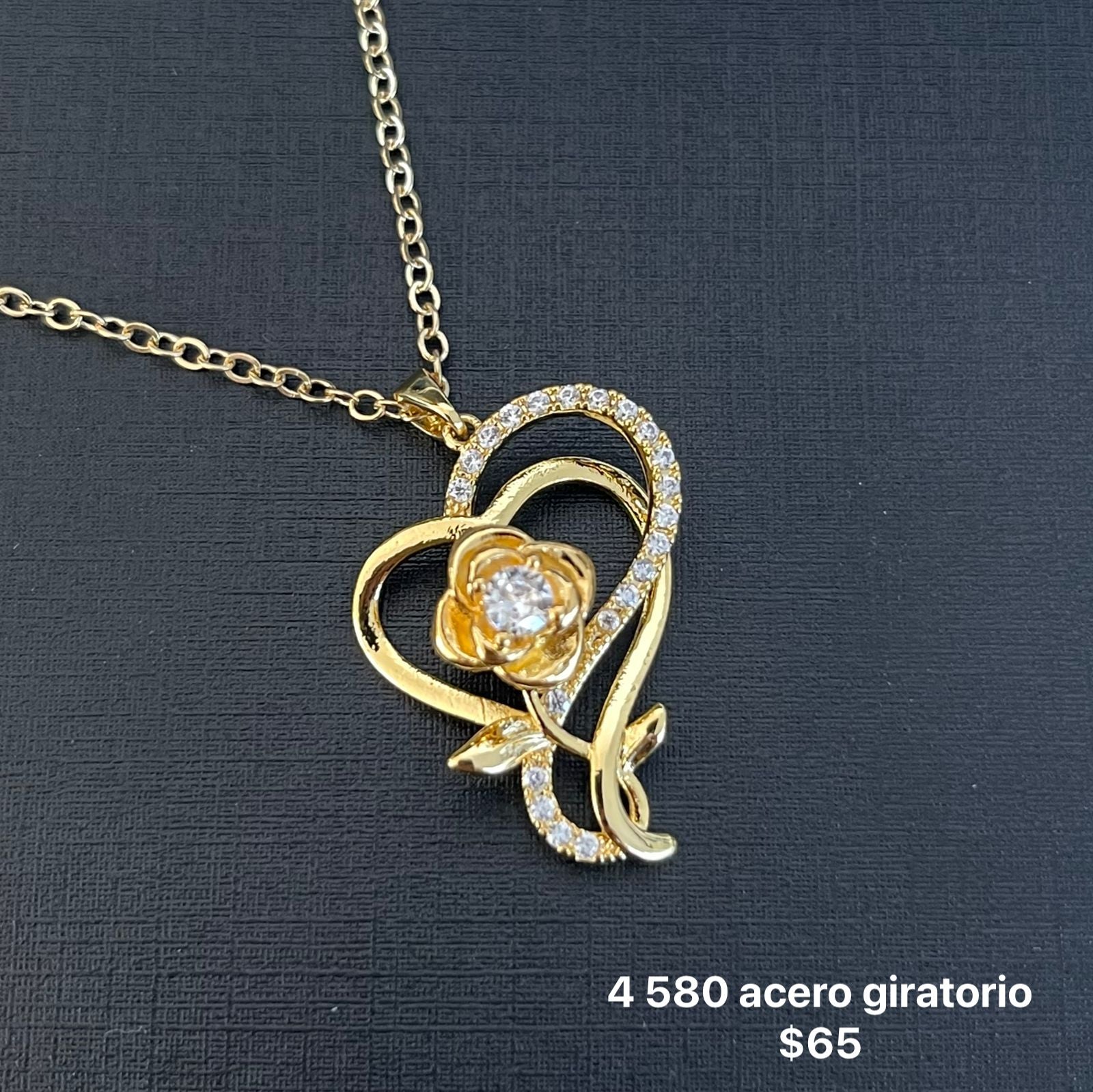 Collar acero giratorio