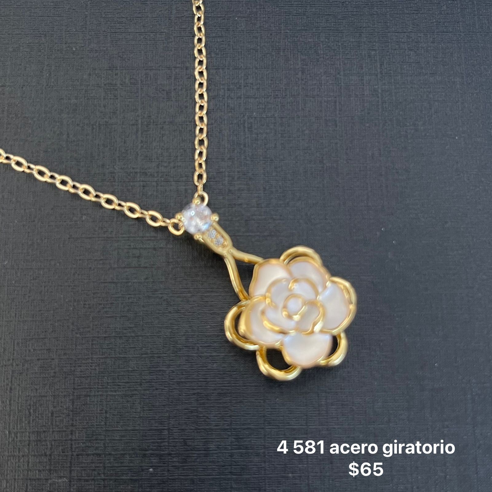 Collar acero giratorio