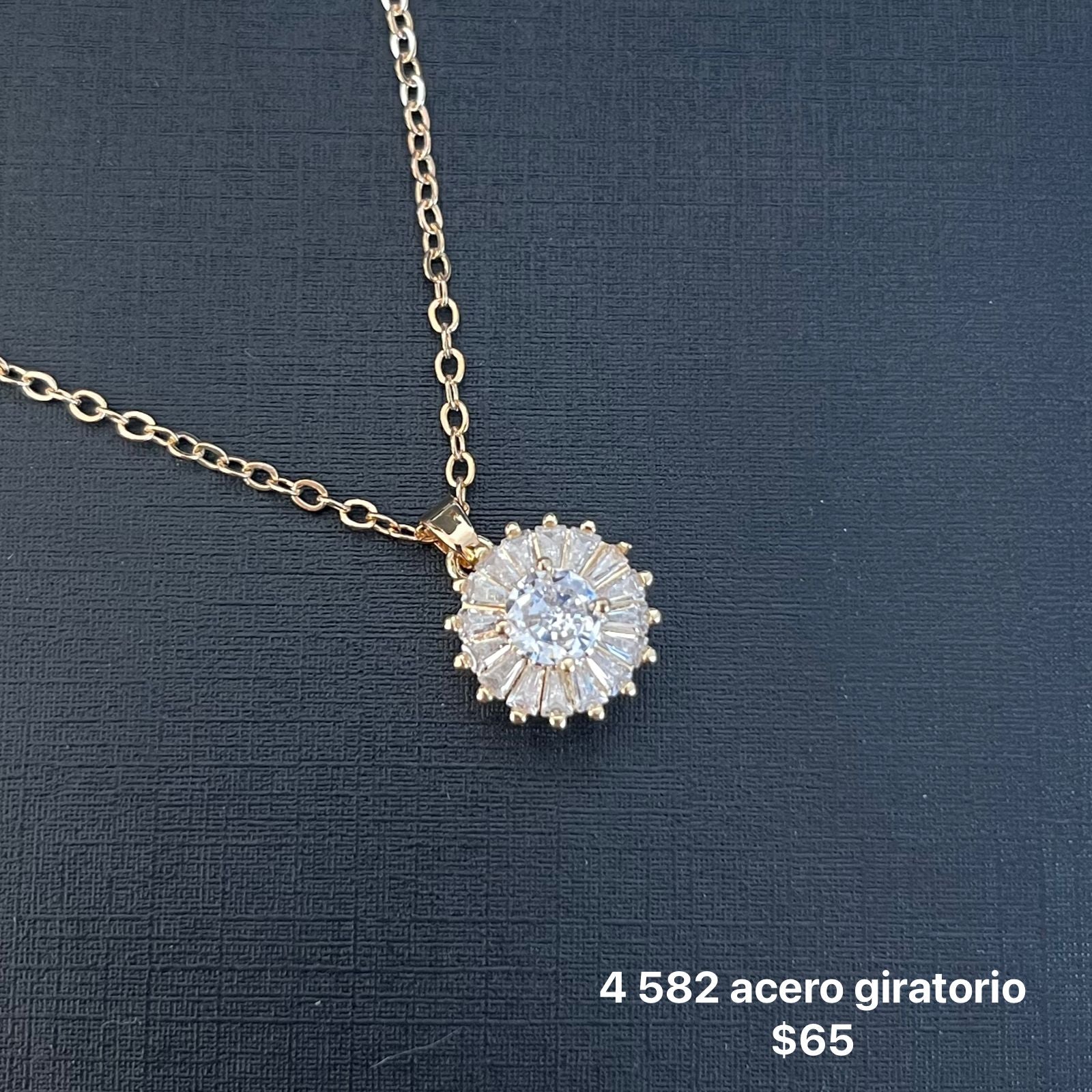 Collar acero giratorio